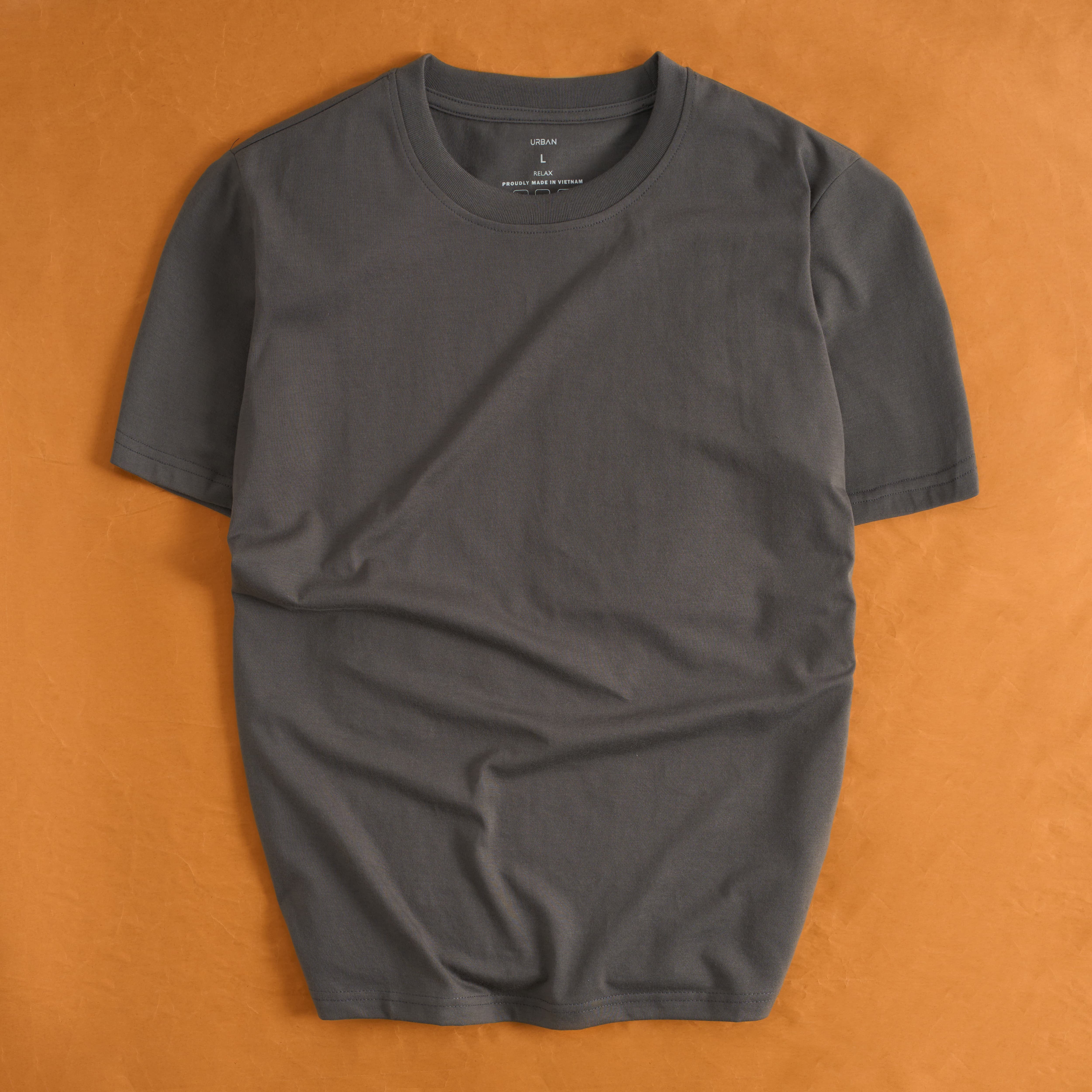 Áo Phông Cổ Tròn Urban 1844 - Xám đậm - S