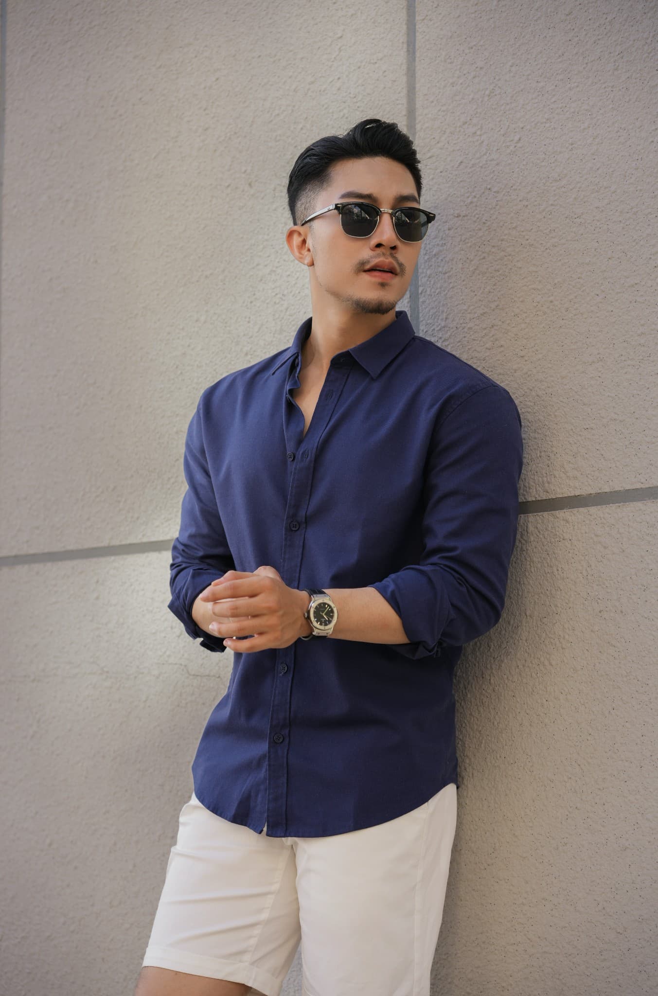 Áo Sơ Mi Dài Tay Urban Linen 1005