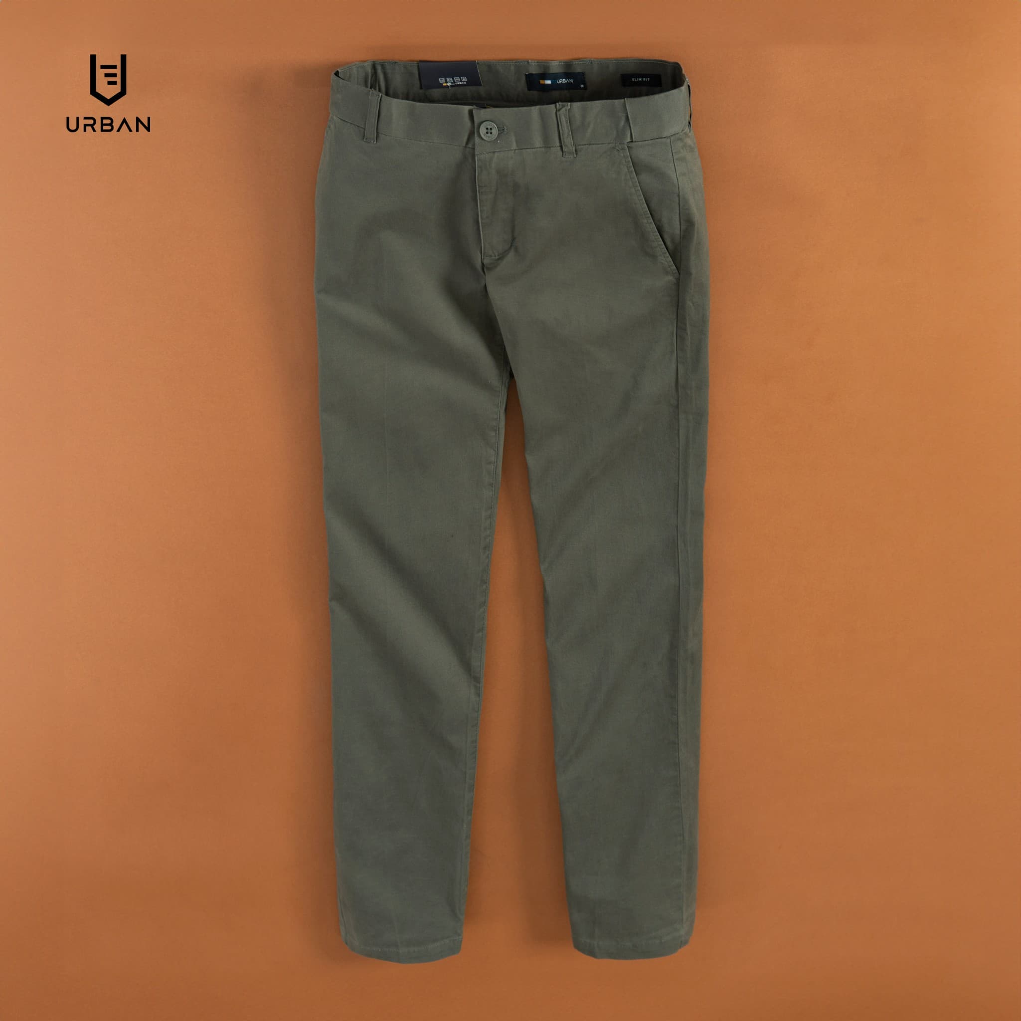 Quần Kaki Cạp Trượt Urban 025 - Xanh Bodo - 28