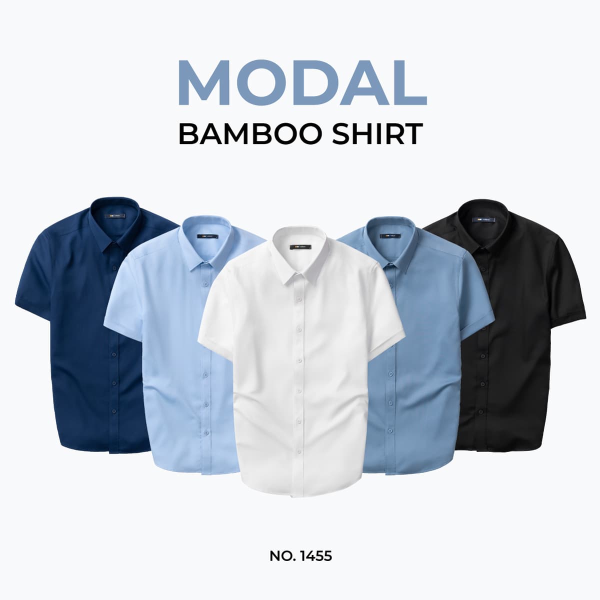 Áo Sơ Mi Cộc Tay Bamboo Urban 1455