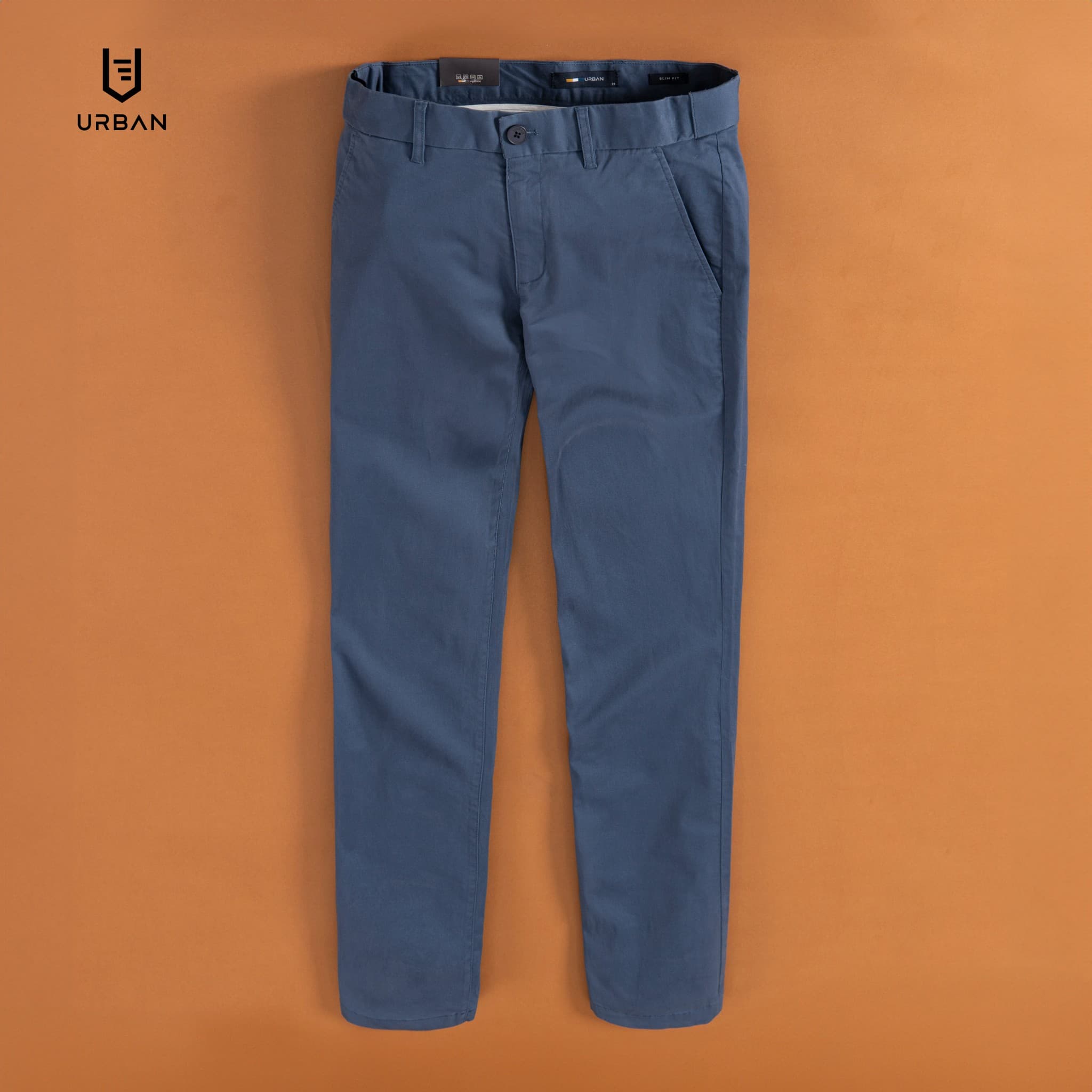 Quần Kaki Cạp Trượt Urban 025 - Xanh ghi - 28