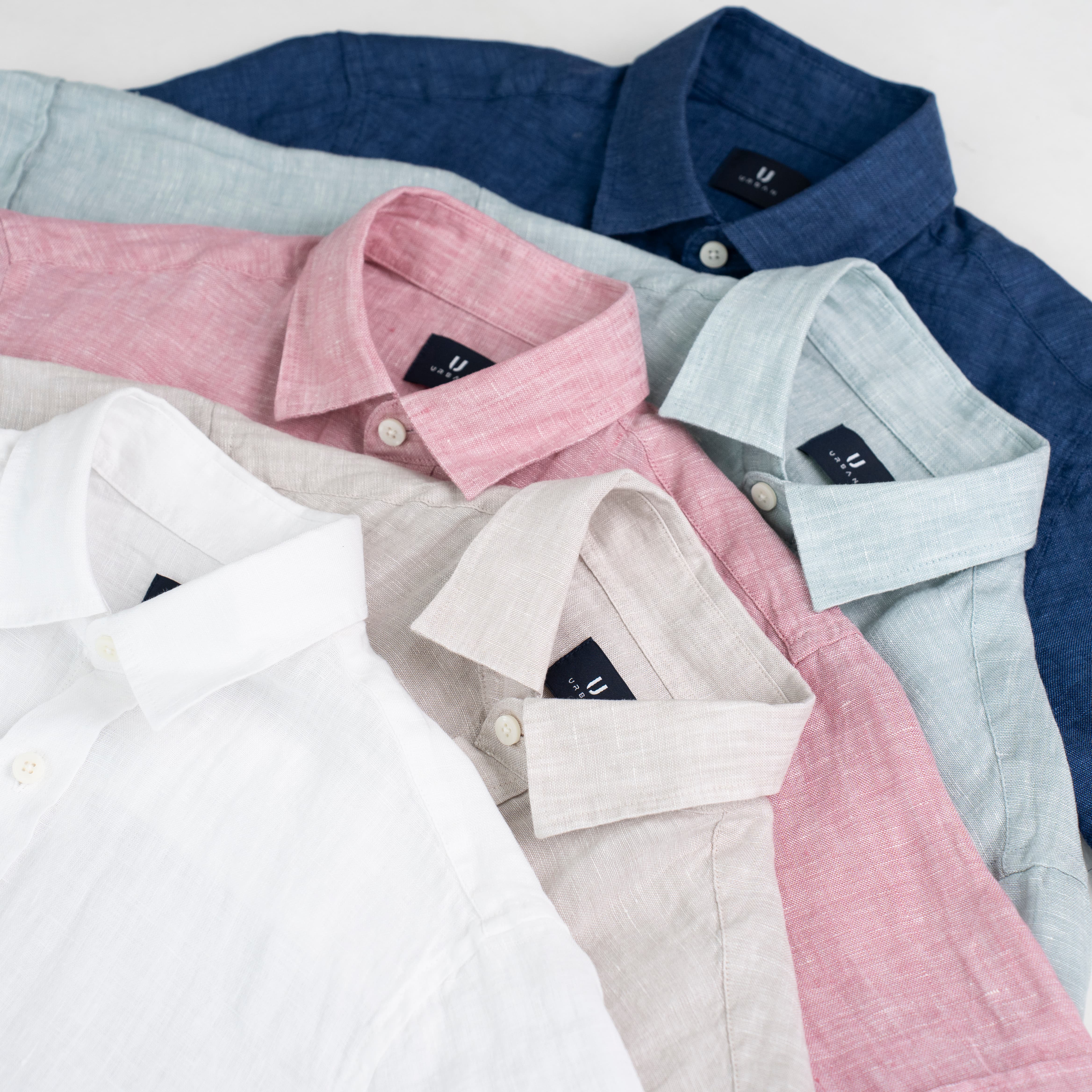 Áo Sơ Mi Cộc Tay Linen Urban 4105