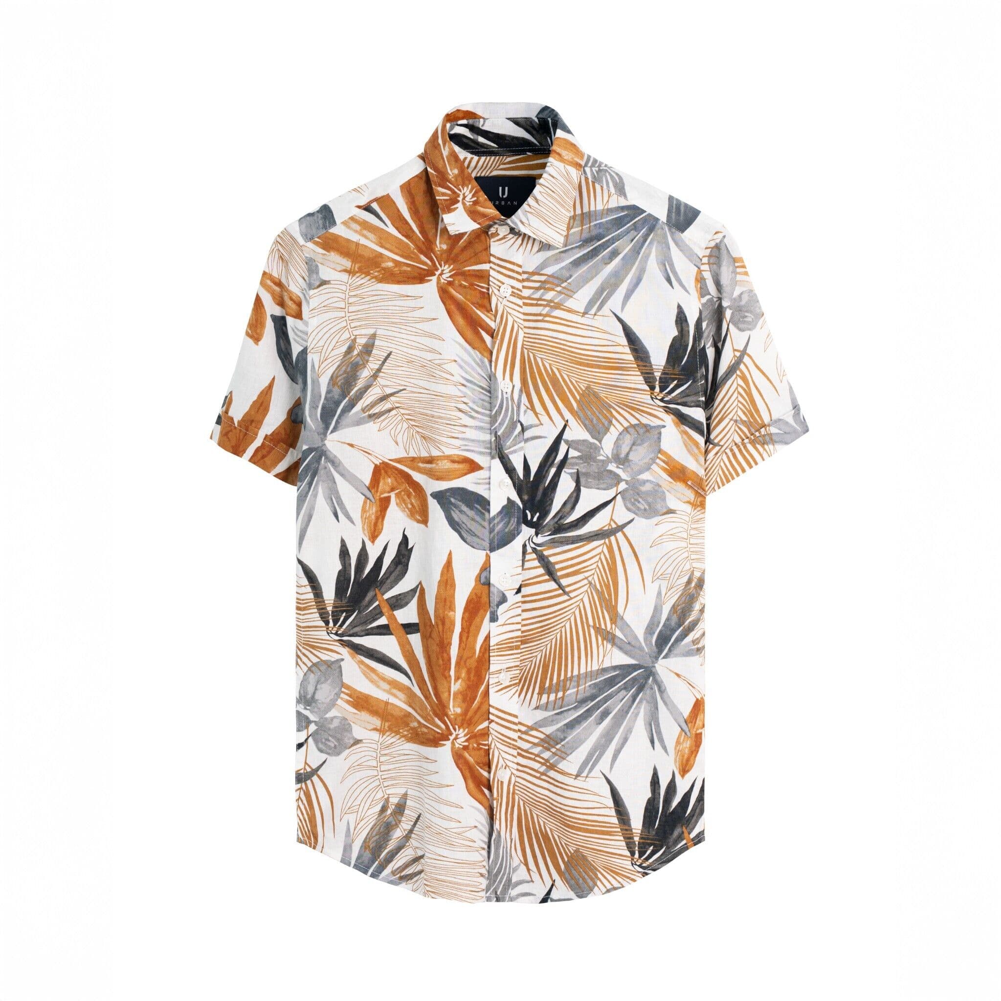 Áo Sơ Mi Cộc Tay Linen Partern Urban 2158 - NO.1 - S
