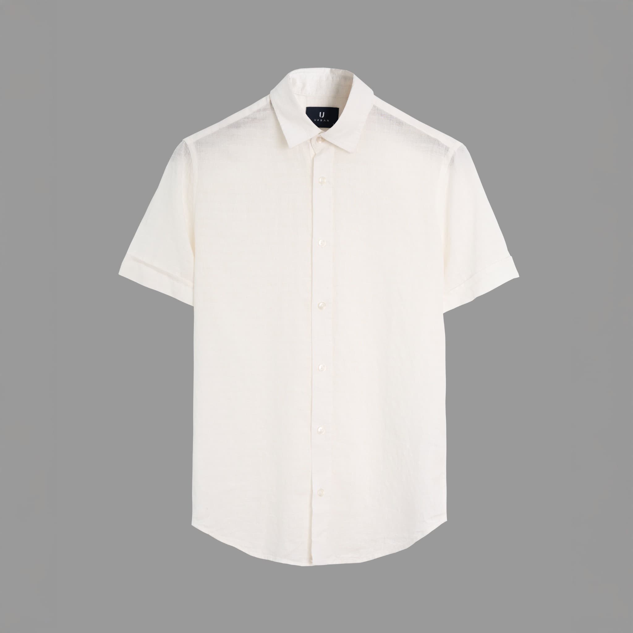Áo Sơ Mi Cộc Tay Linen Solid Urban 1255 - NO.2 - S