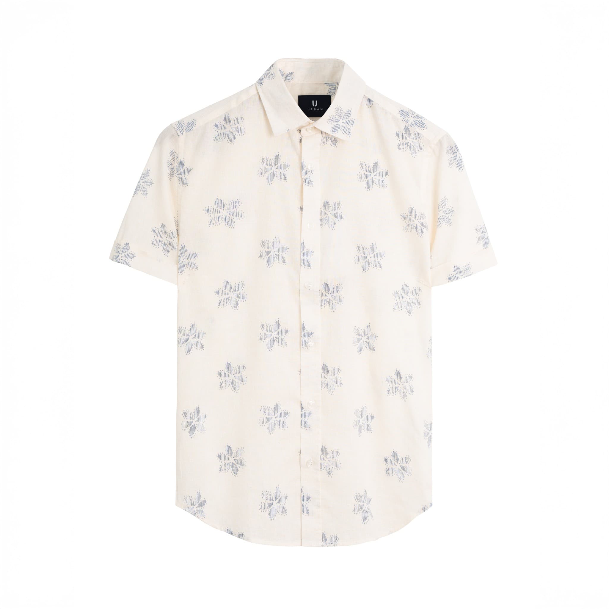 Áo Sơ Mi Cộc Tay Linen Partern Urban 2158 - NO.7 - S