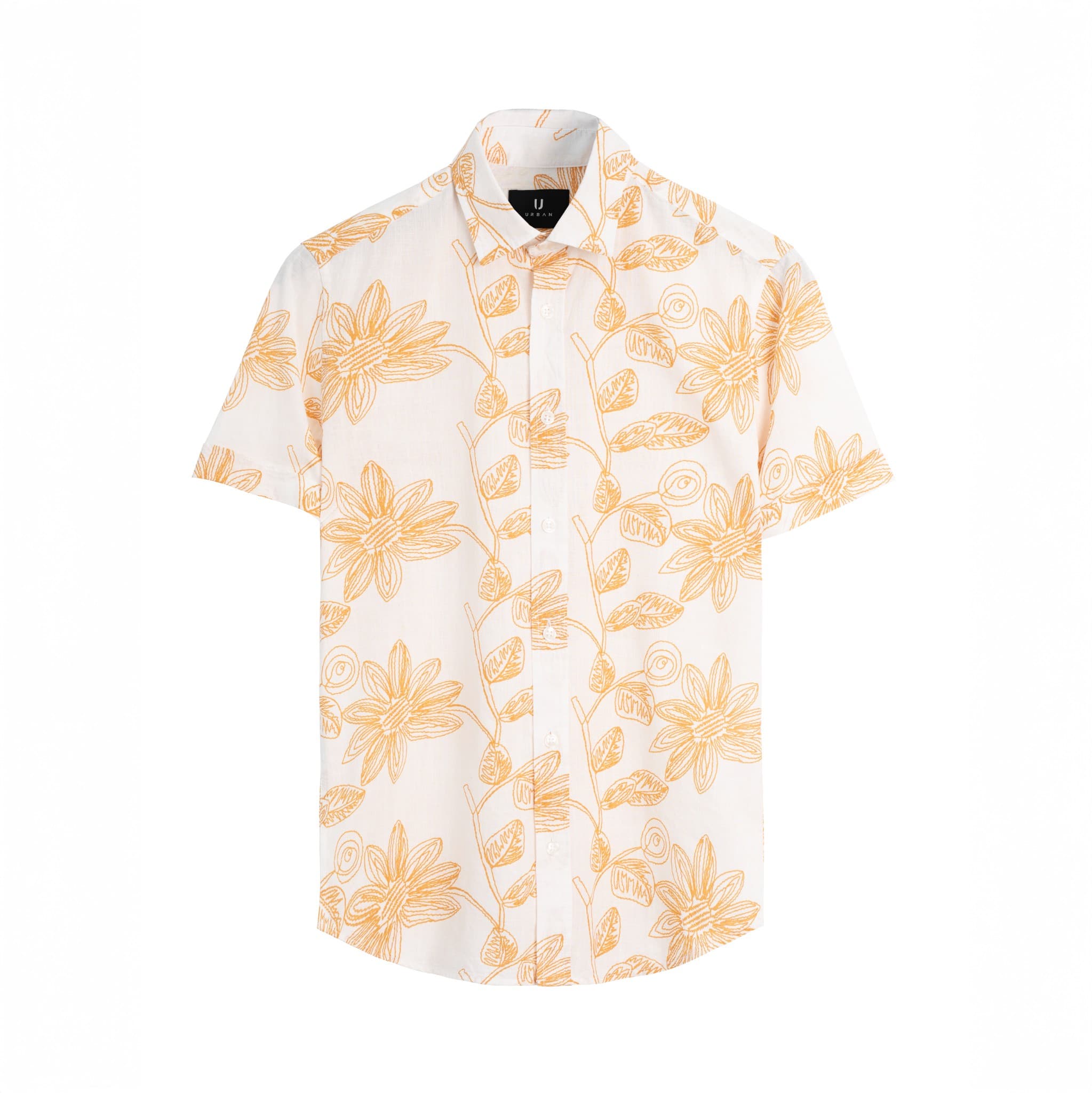 Áo Sơ Mi Cộc Tay Linen Partern Urban 2158 - NO.5 - S