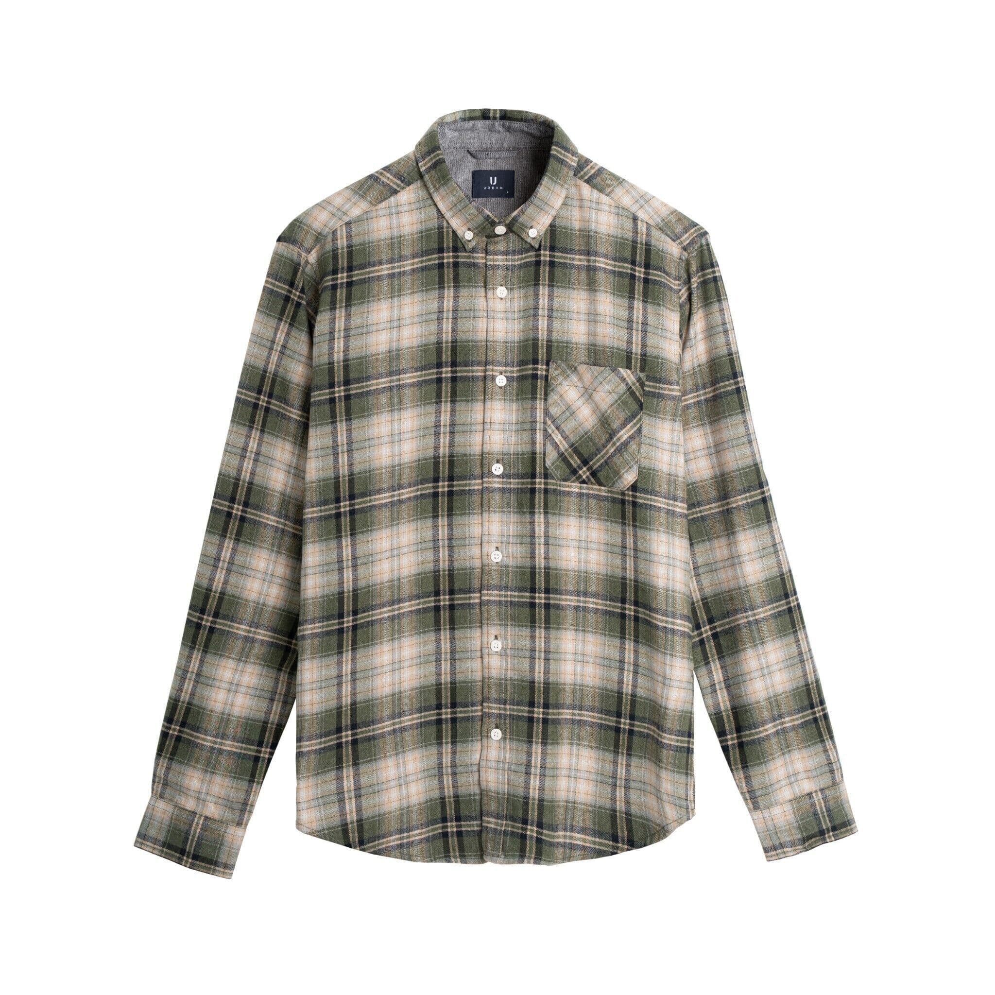 Áo Sơ Mi Dạ Dài Tay Kẻ Túi Ngực Urban 1299 - NO.6 - S