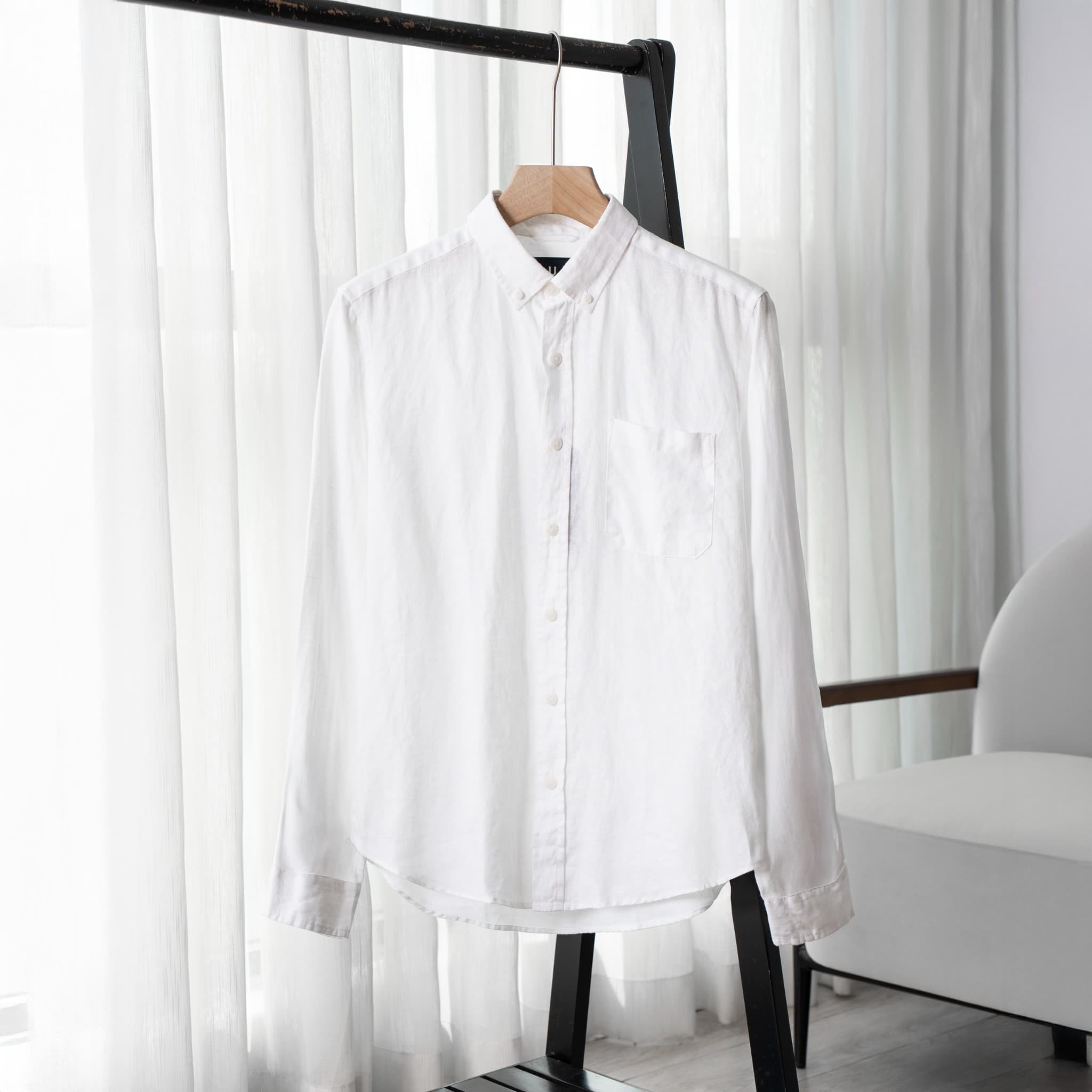 Áo Sơ Mi Kẻ Dài Tay Linen Urban 1023 - NO.7 - S