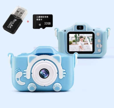 Máy ảnh mini PHOTOMI mèo xanh