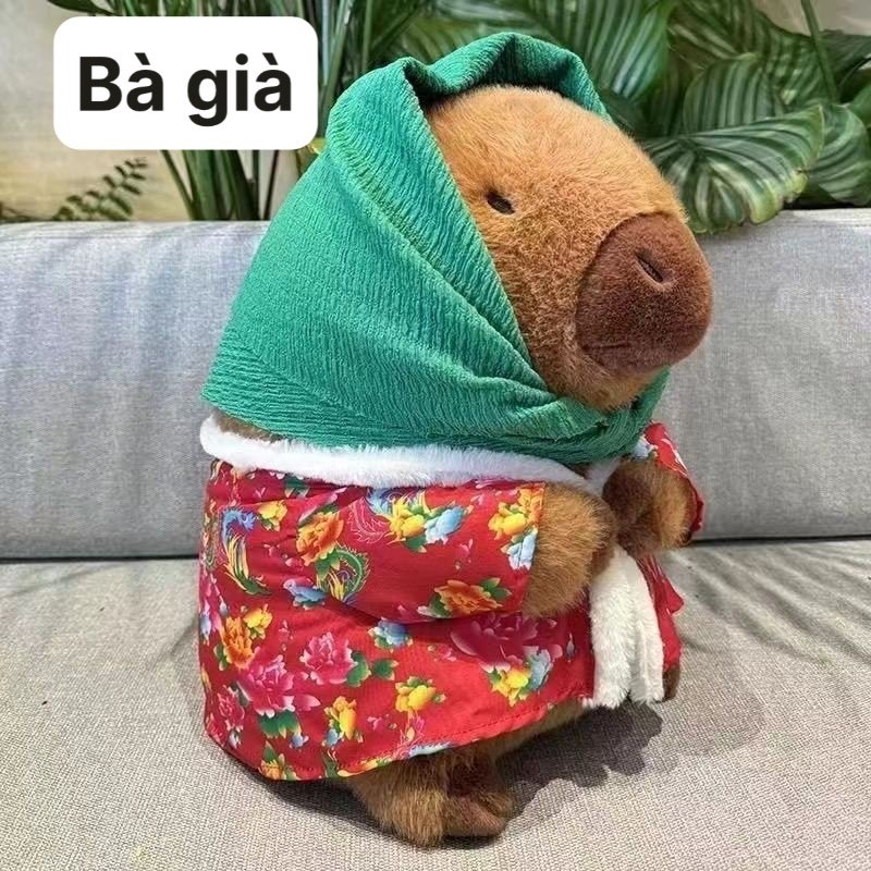 Gấu bông capybara Bà già