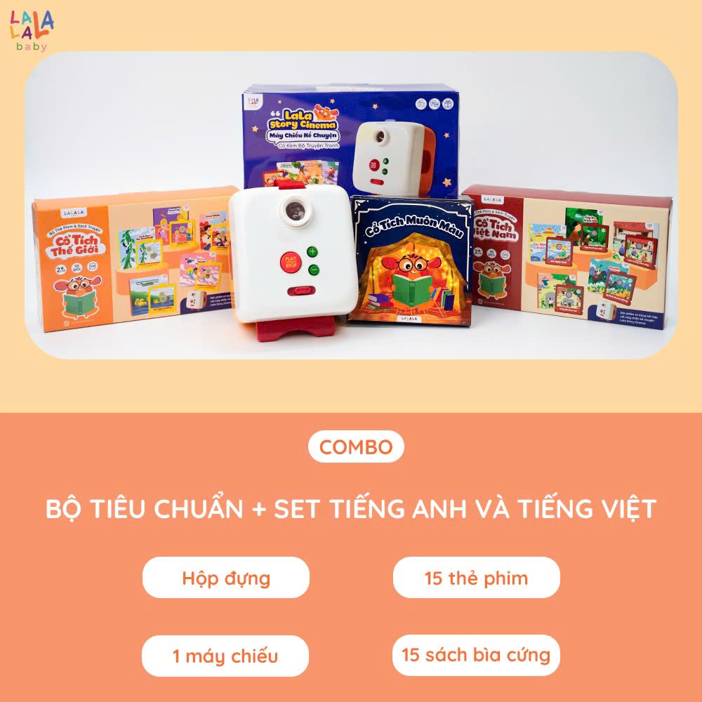Lala Story Cinema - Máy chiếu kể chuyện cho bé (Web)