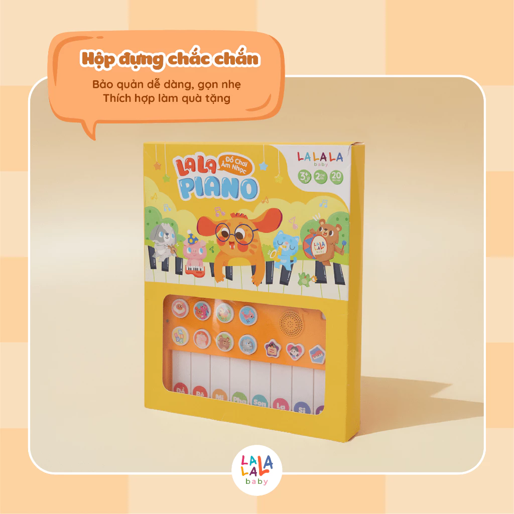 Đồ chơi âm nhạc sách đàn Lala piano