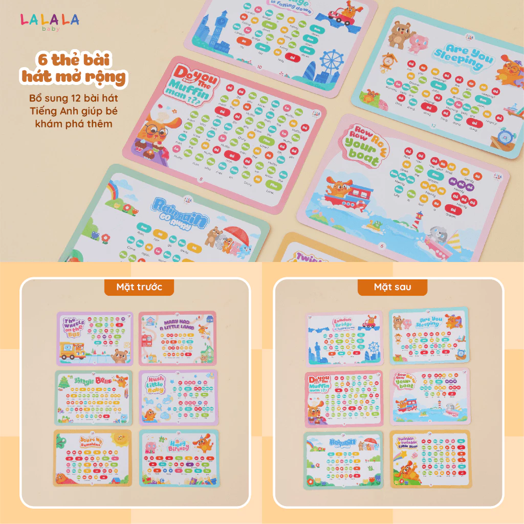 Đồ chơi âm nhạc sách đàn Lala piano