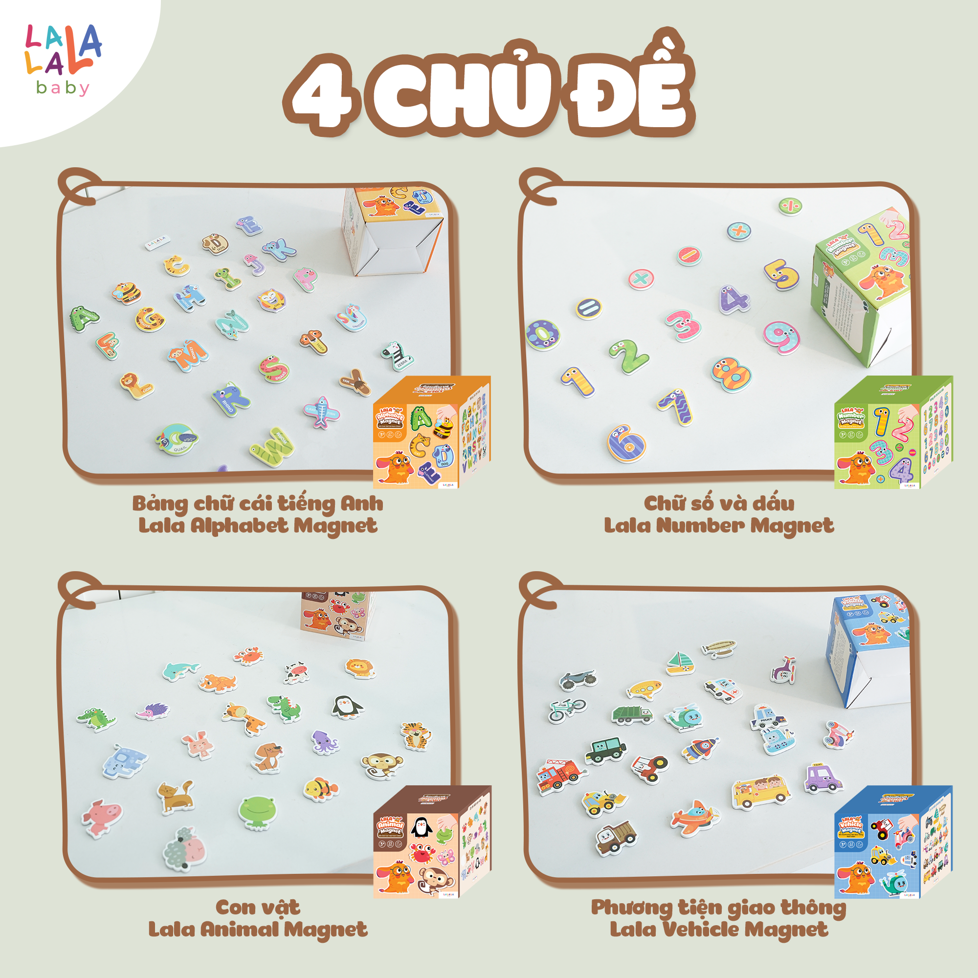 Đồ chơi nam châm Lala Magnet