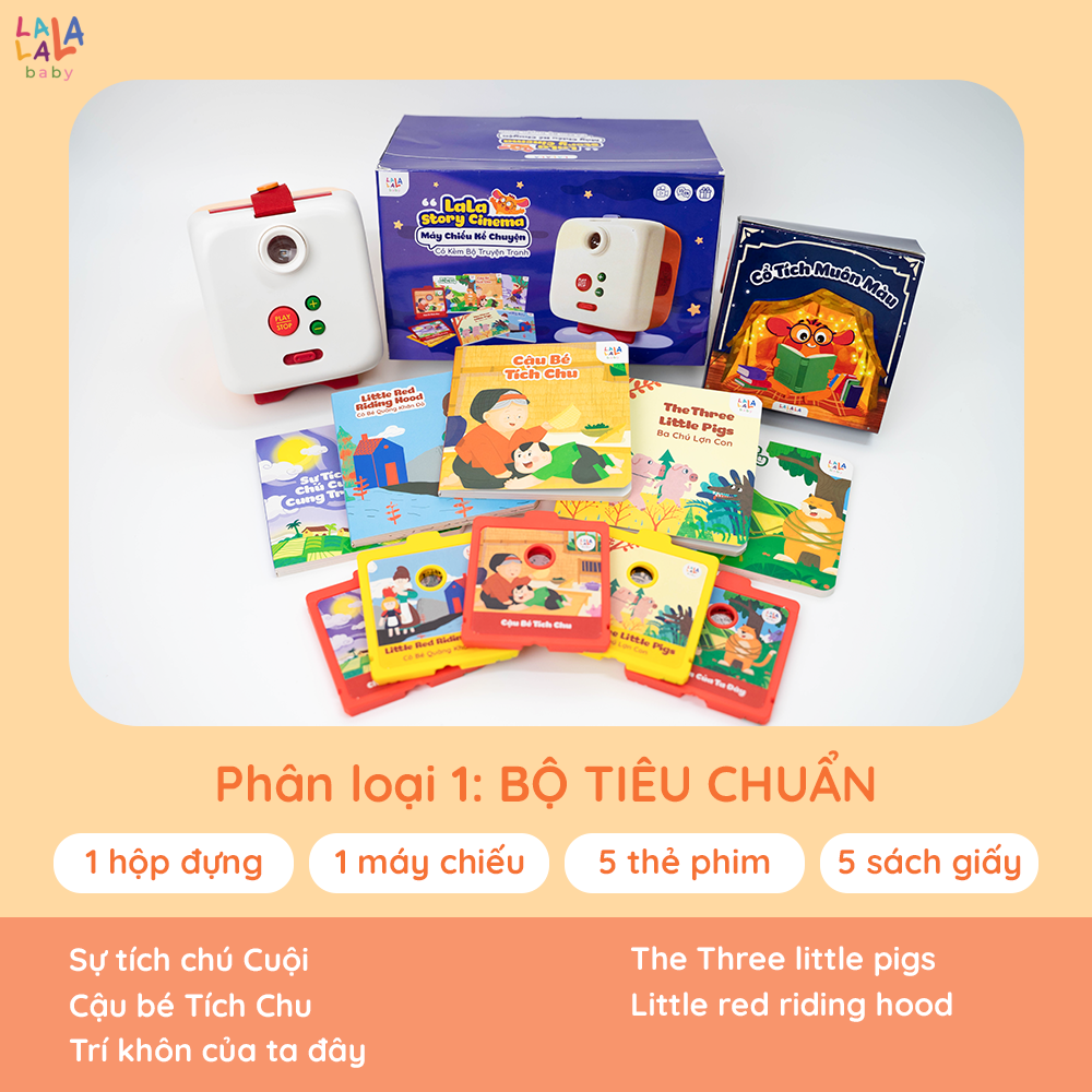 Lala Story Cinema - Máy chiếu kể chuyện cho bé (Web)