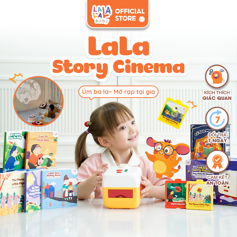 Lala Story Cinema - Máy chiếu kể chuyện cho bé (Web)