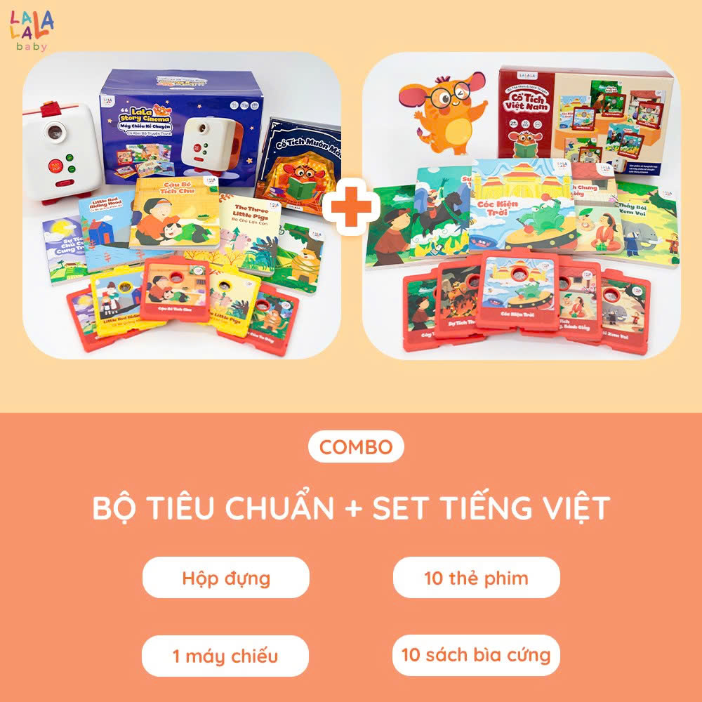 Lala Story Cinema - Máy chiếu kể chuyện cho bé (Web)
