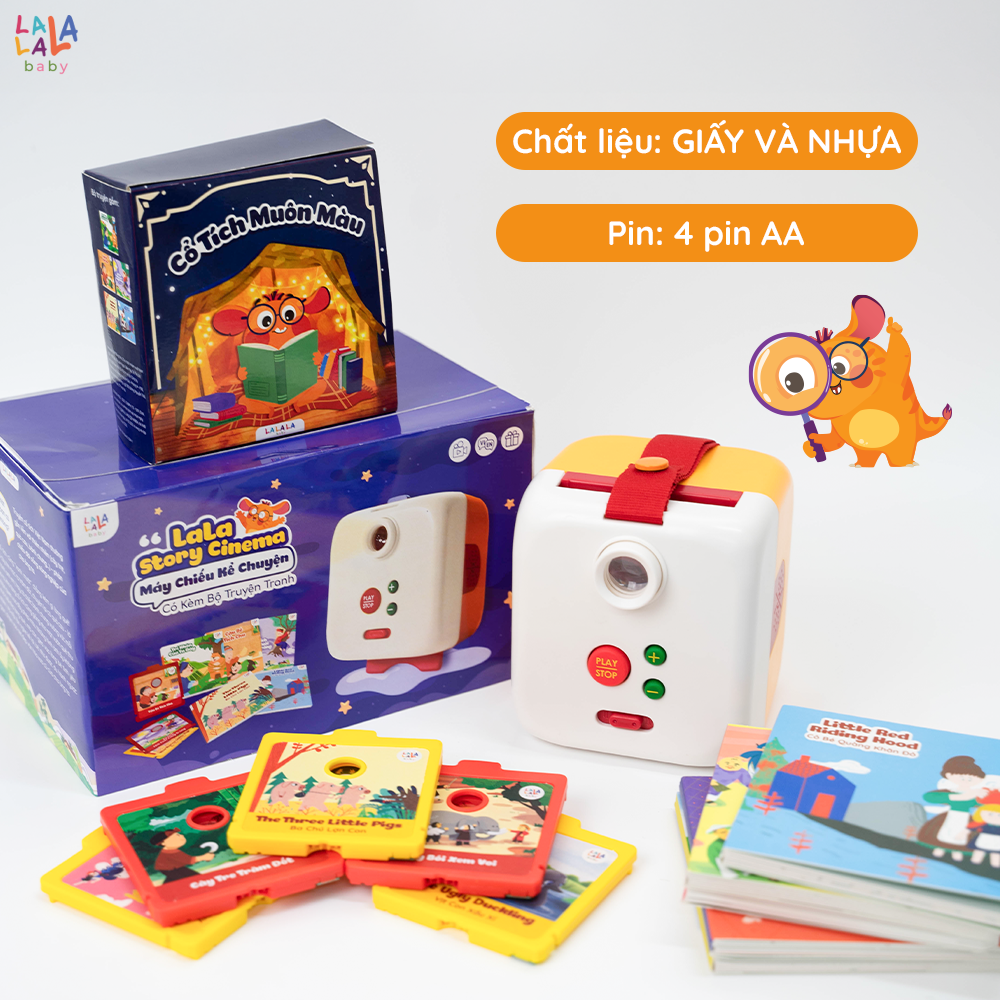 Lala Story Cinema - Máy chiếu kể chuyện cho bé (Web)
