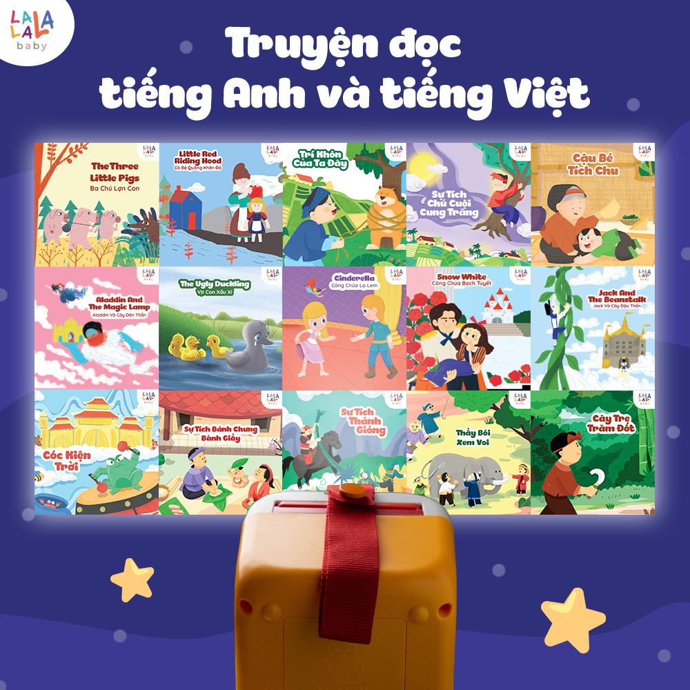 Lala Story Cinema - Máy chiếu kể chuyện cho bé (Web)