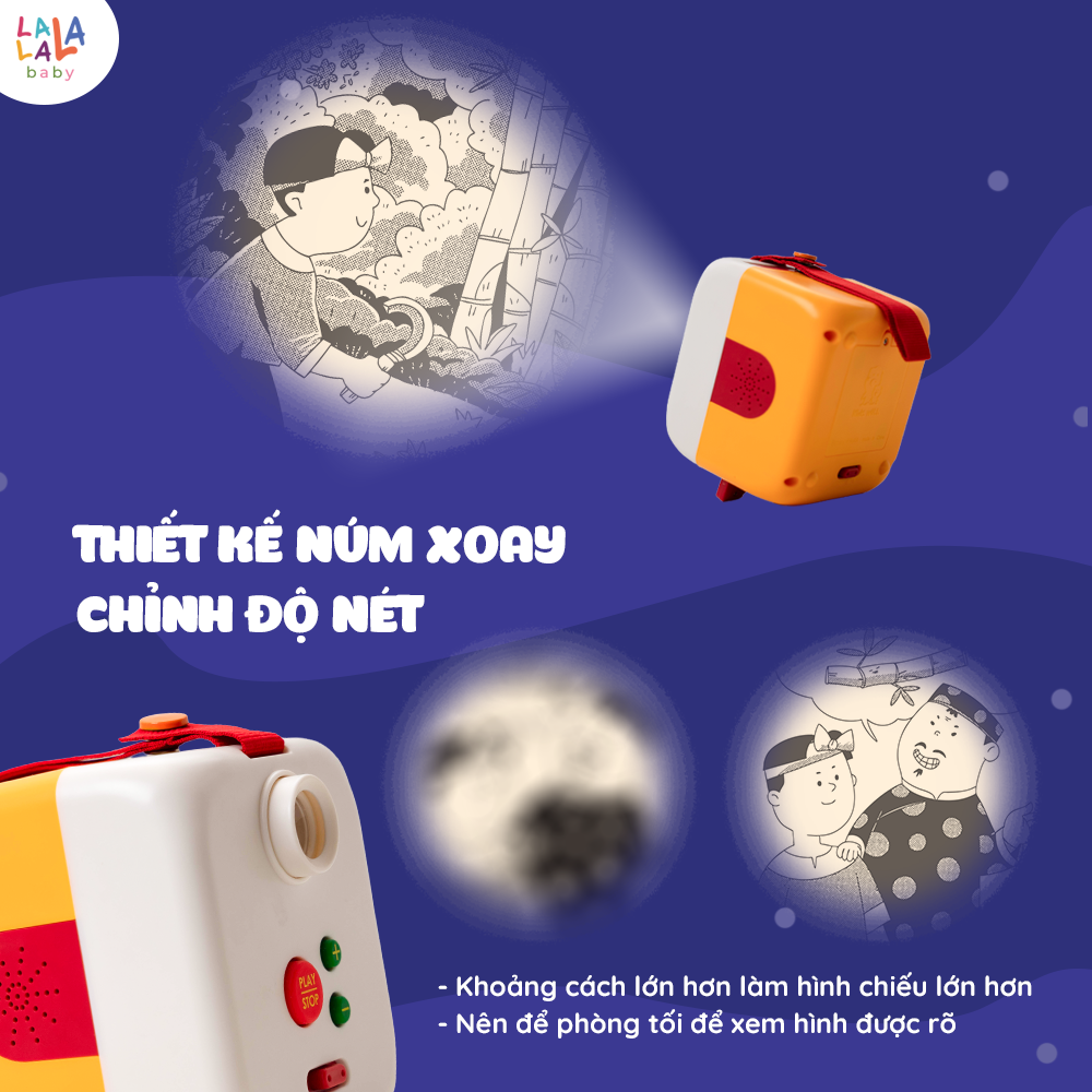 Lala Story Cinema - Máy chiếu kể chuyện cho bé (Web)