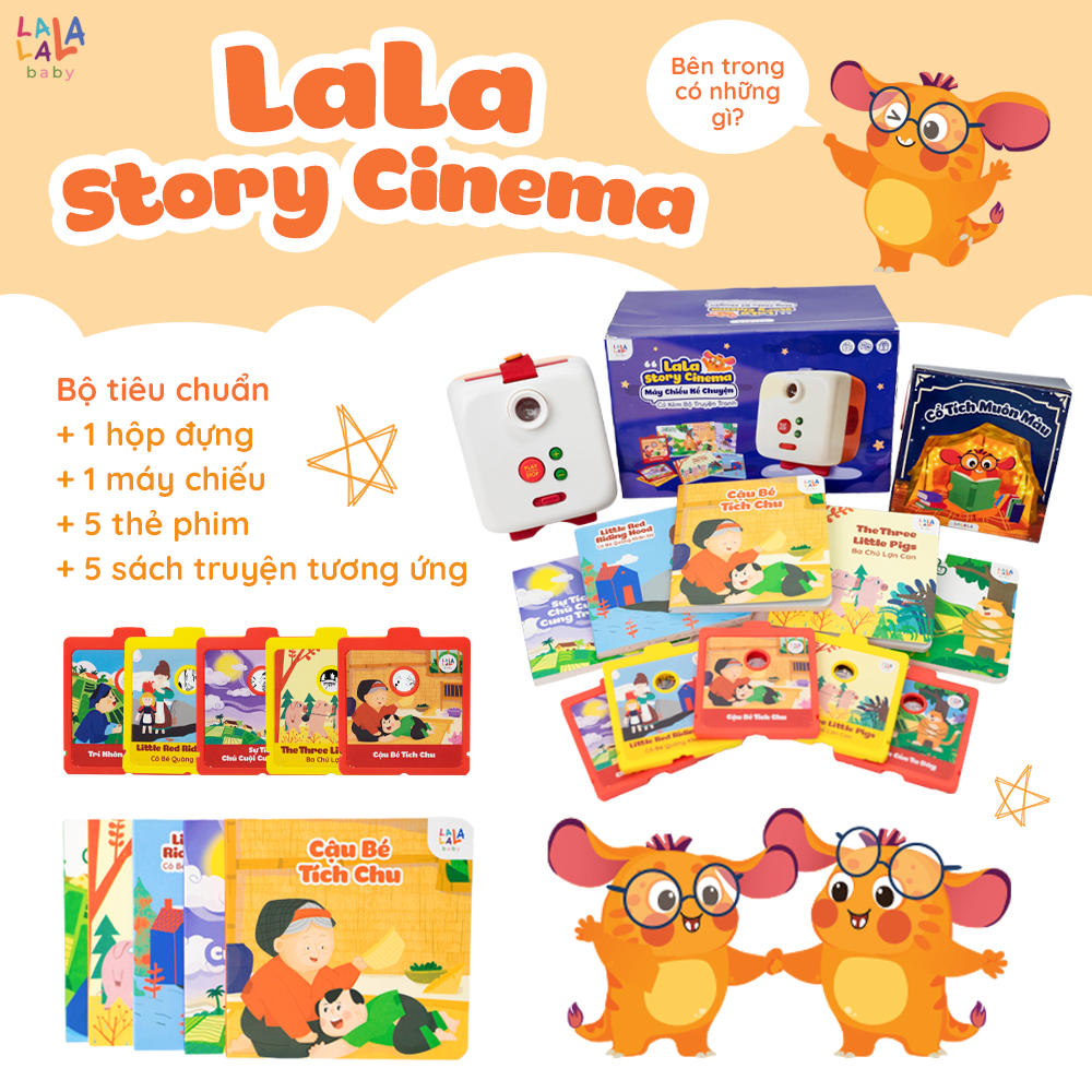 Lala Story Cinema - Máy chiếu kể chuyện cho bé (Web)