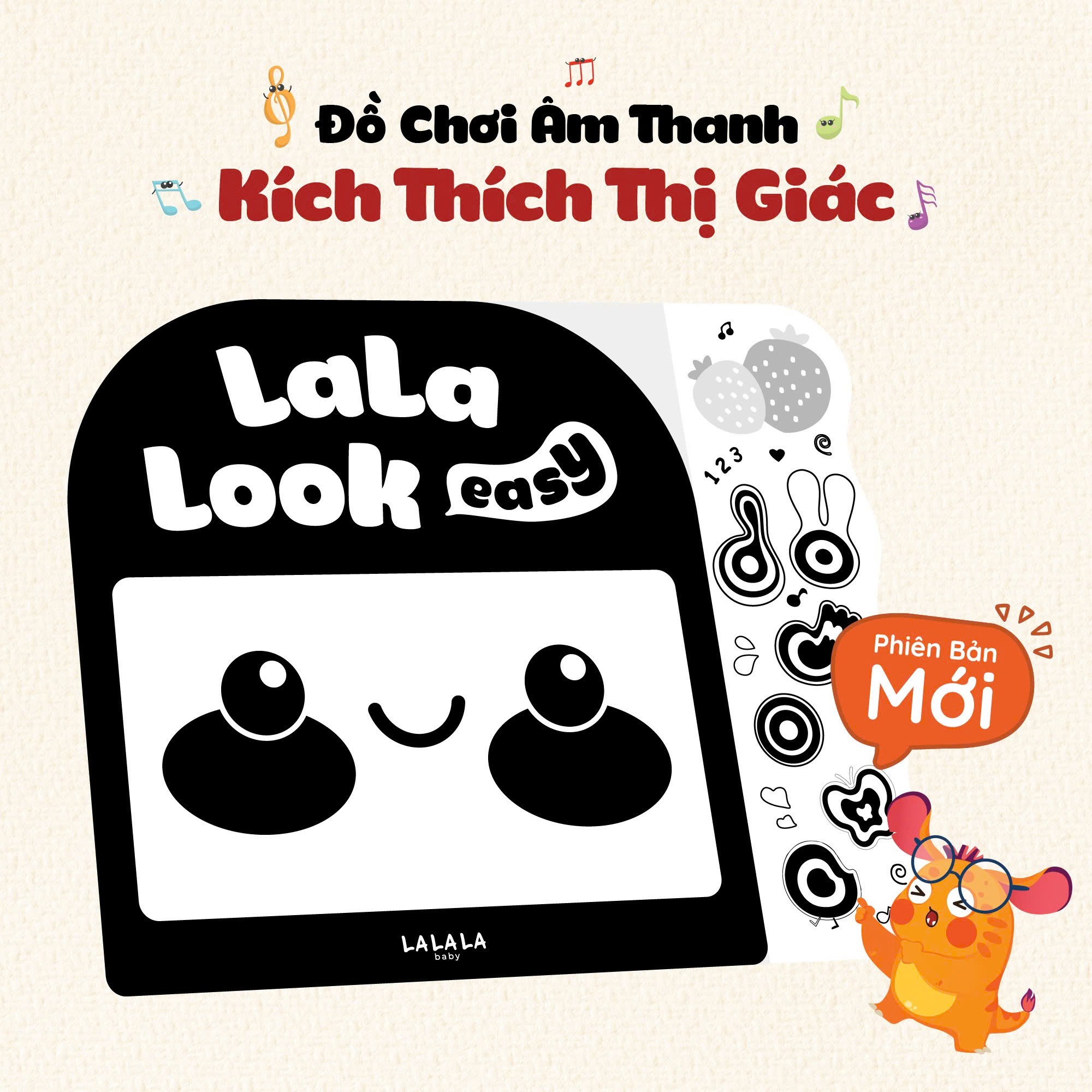 Phân loại 3: Sách âm thanh Lalala baby Lalalook easy 18x23 cm