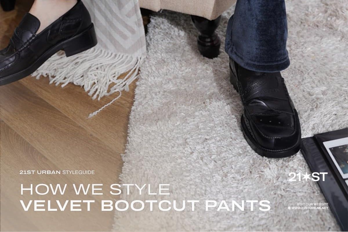 this season’s IT pants VELVET BOOTCUT