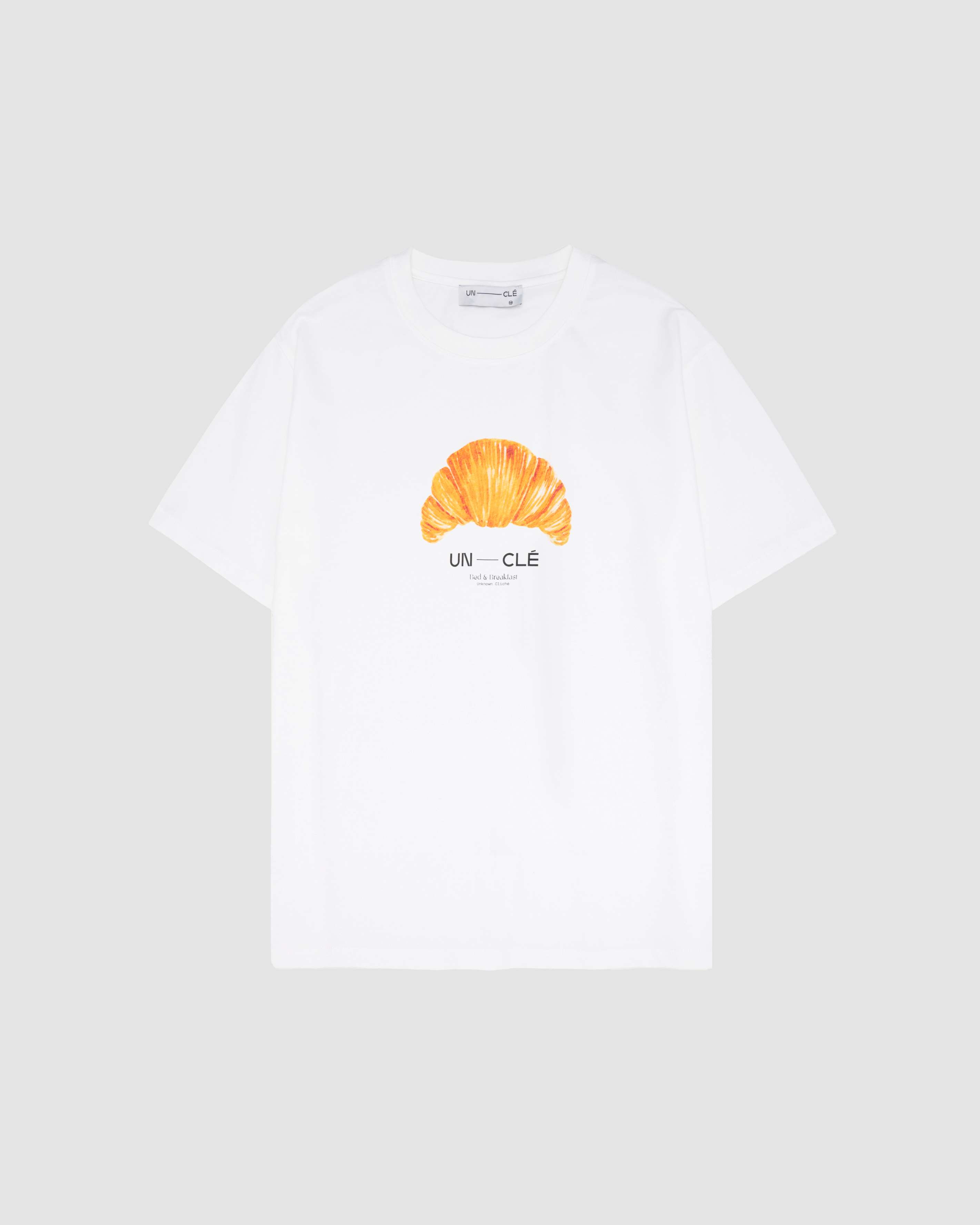 UNCLÉ White Croissant T-shirt