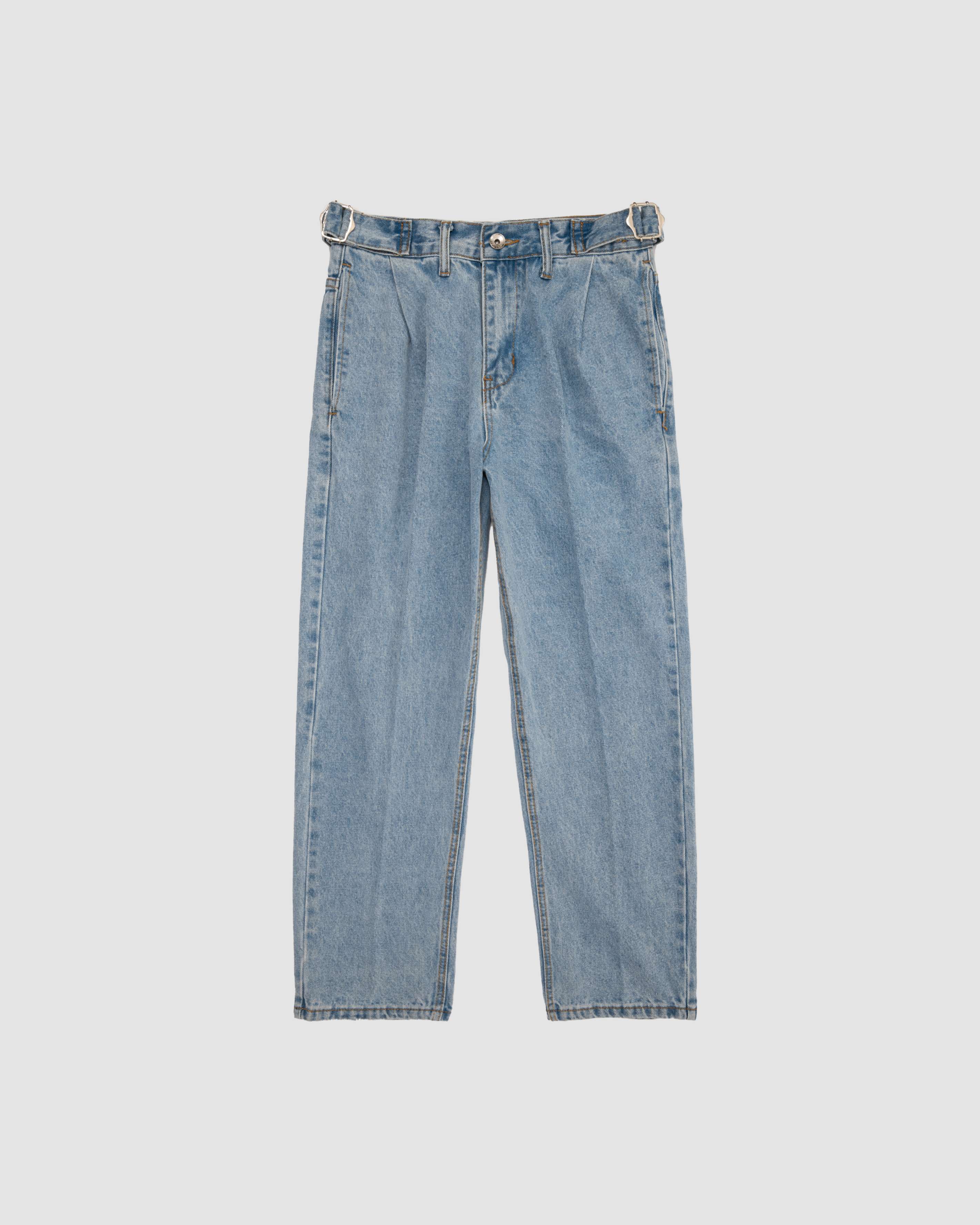 Selected Island Light Blue Baggy Jeans