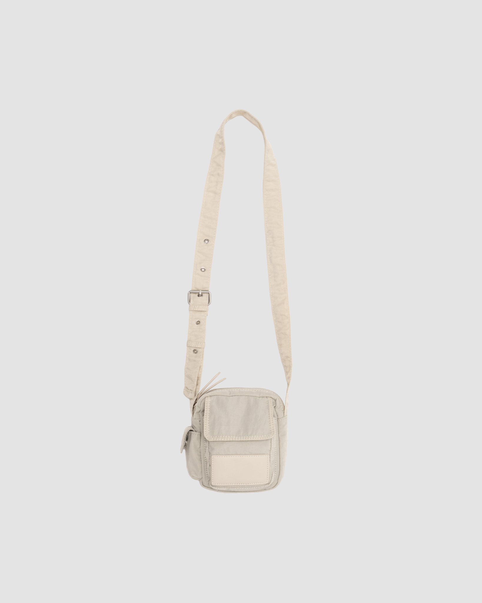 Selected Cream Leder Bag