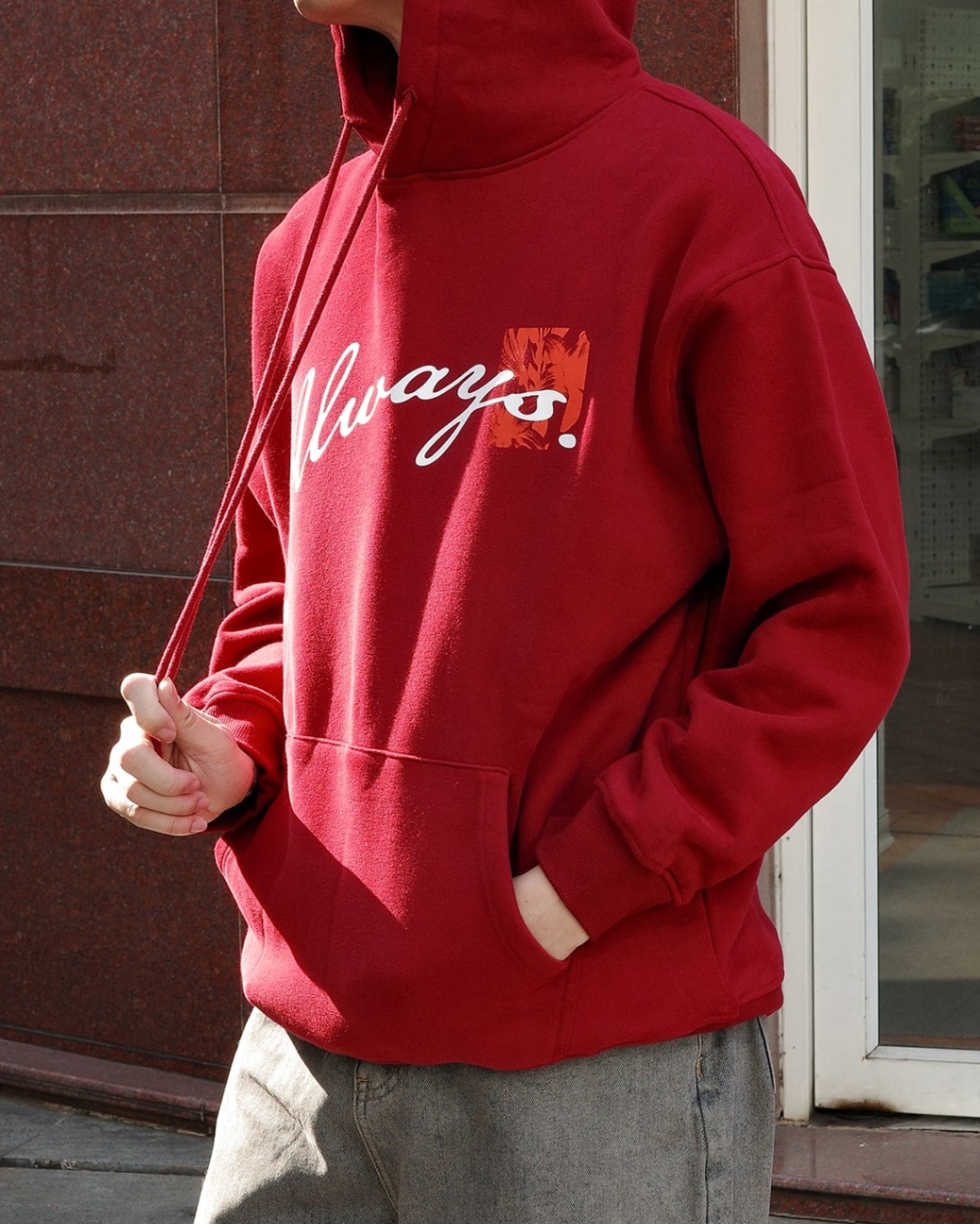 21ST URBAN Red Lilie Hoodie