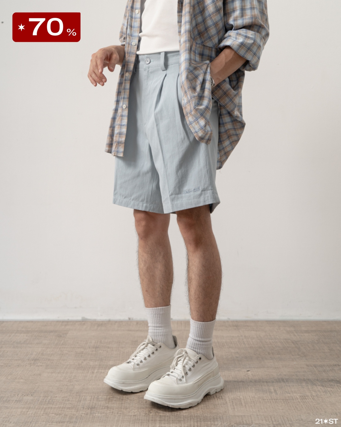 UNCLÉ Blue Aldo Shorts