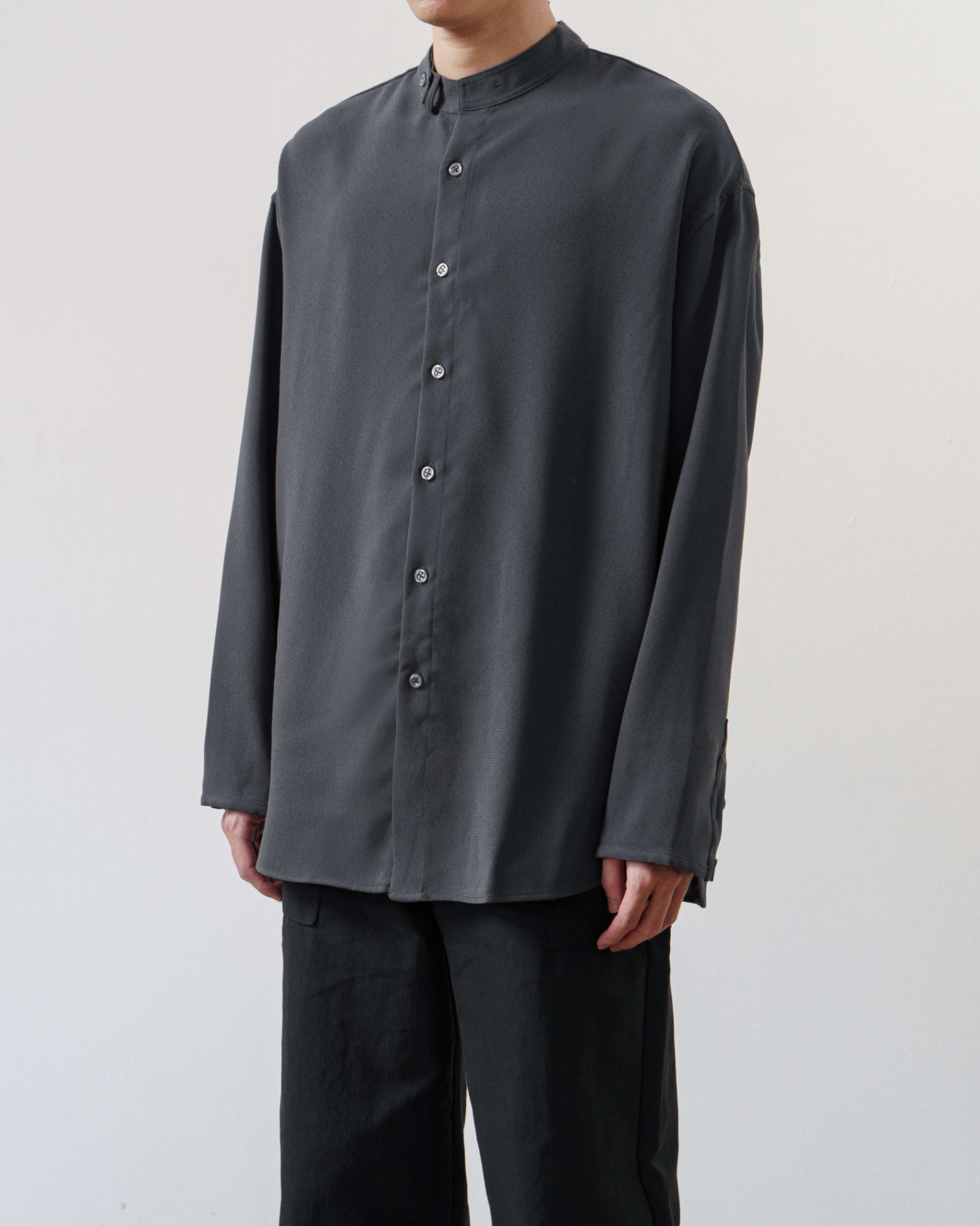 UNCLÉ Dark Blue Bozza Blanc Shirt