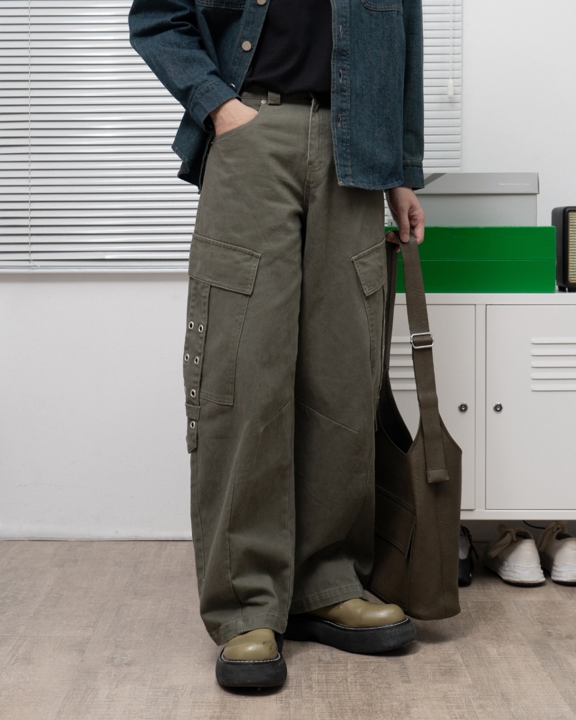 Selected Green Goodly Cargo Pants