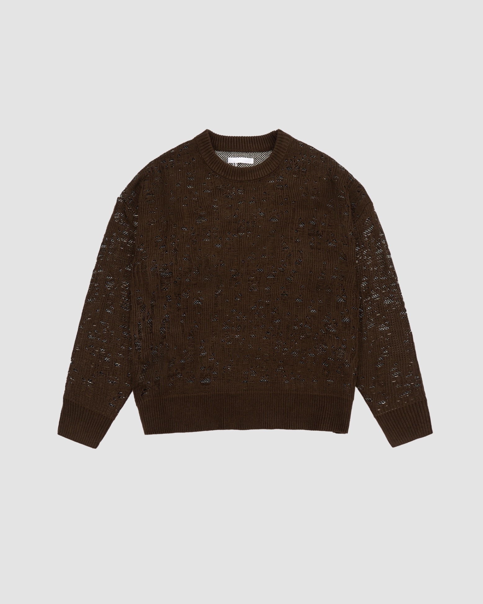 Selected Brown Punch Crewneck