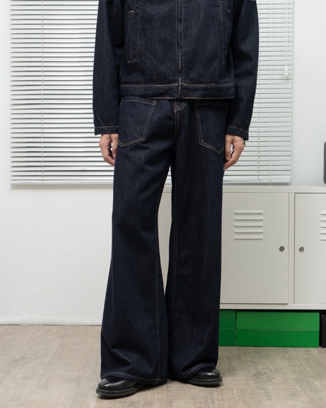 Selected Invert Raw Wide-legs Jeans 