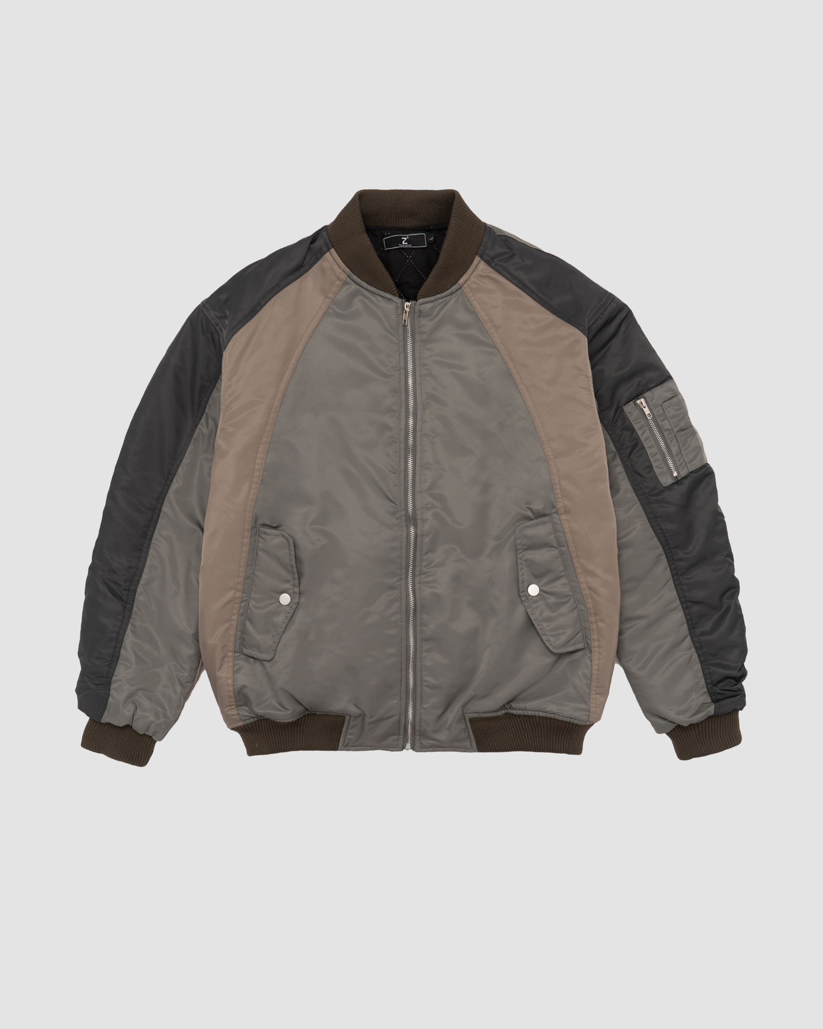 Z3 2836 Green Patch Bomber Jacket