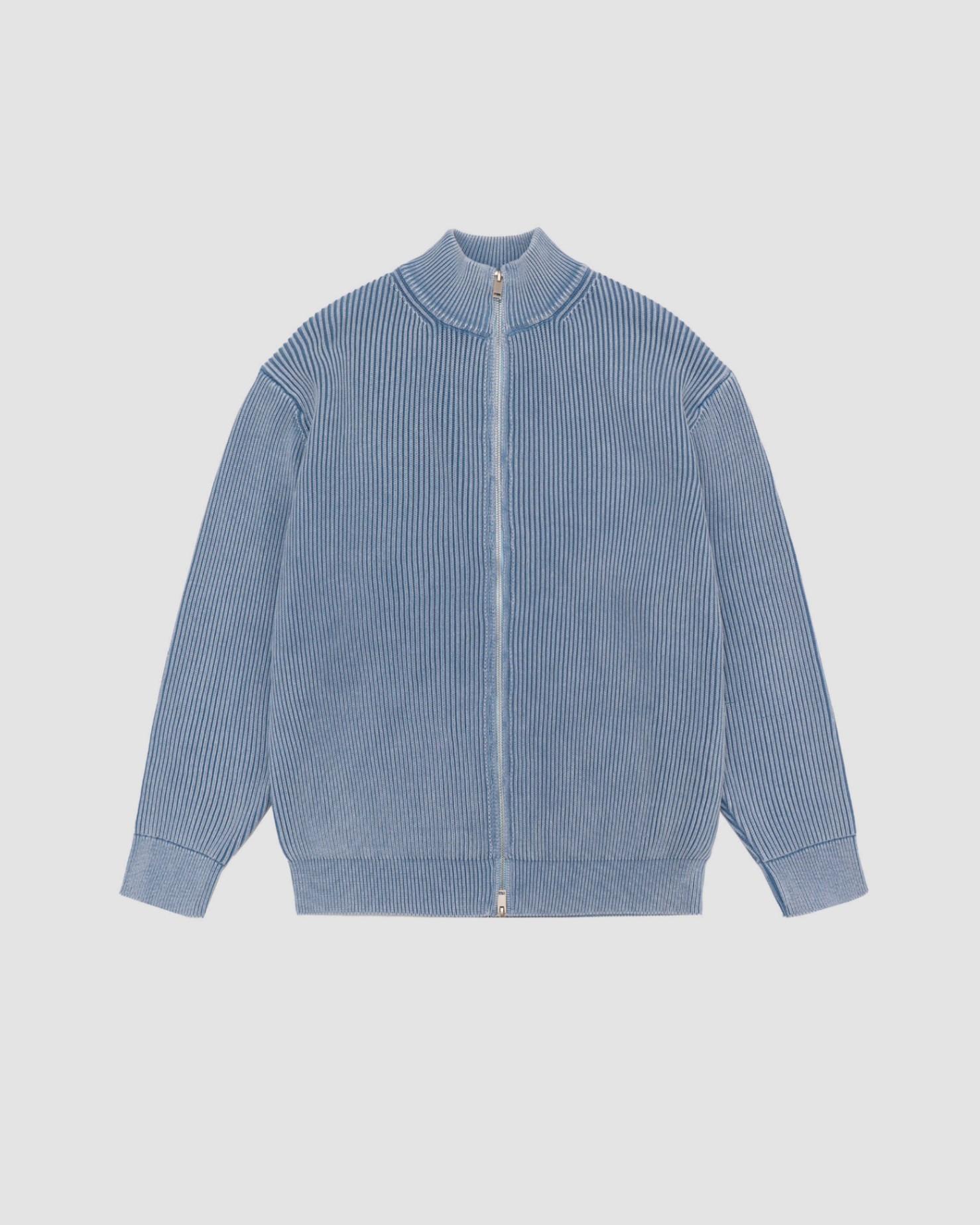 Selected Blue Wash Knit Jacket