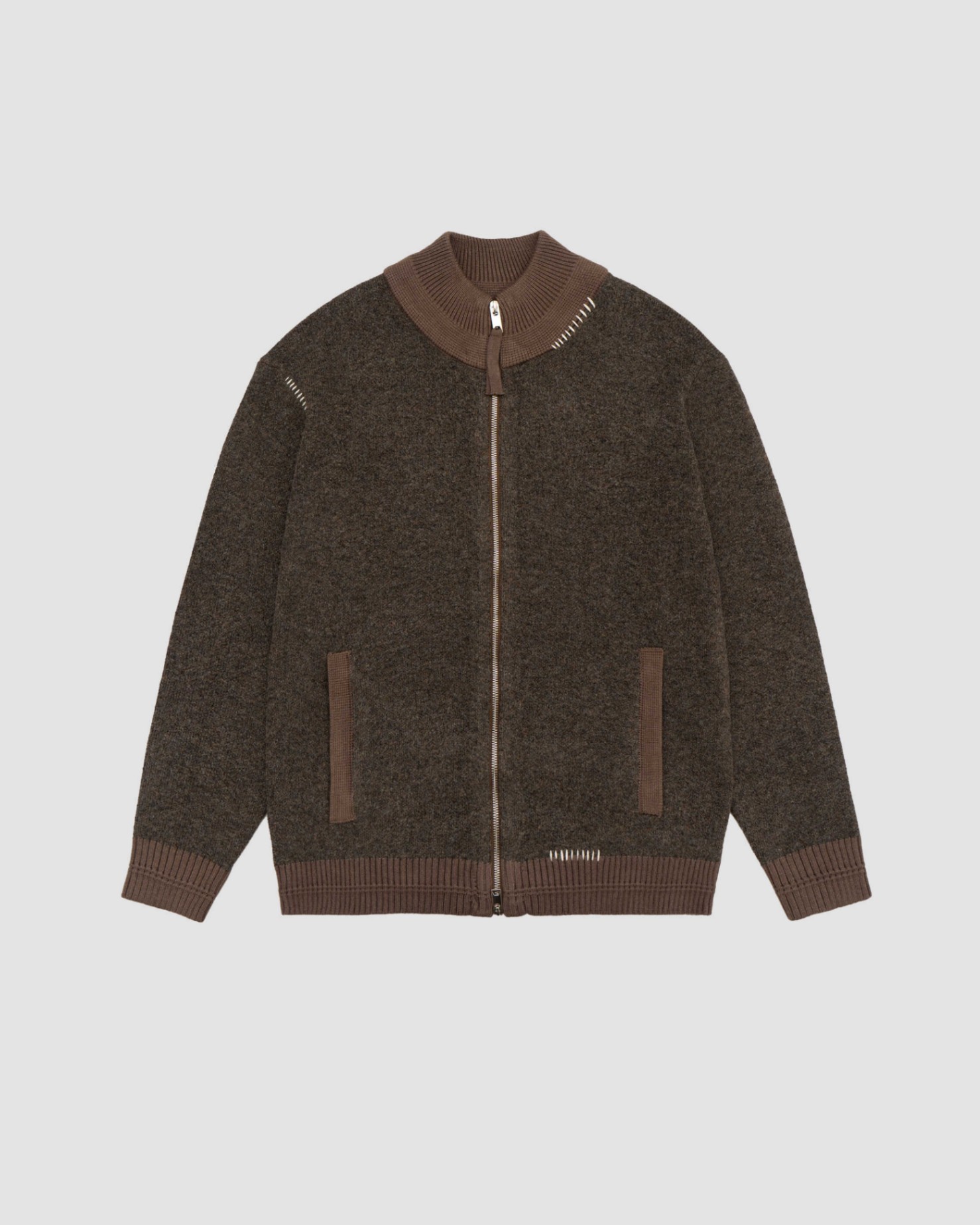 Selected Brown Polm Knit Jacket