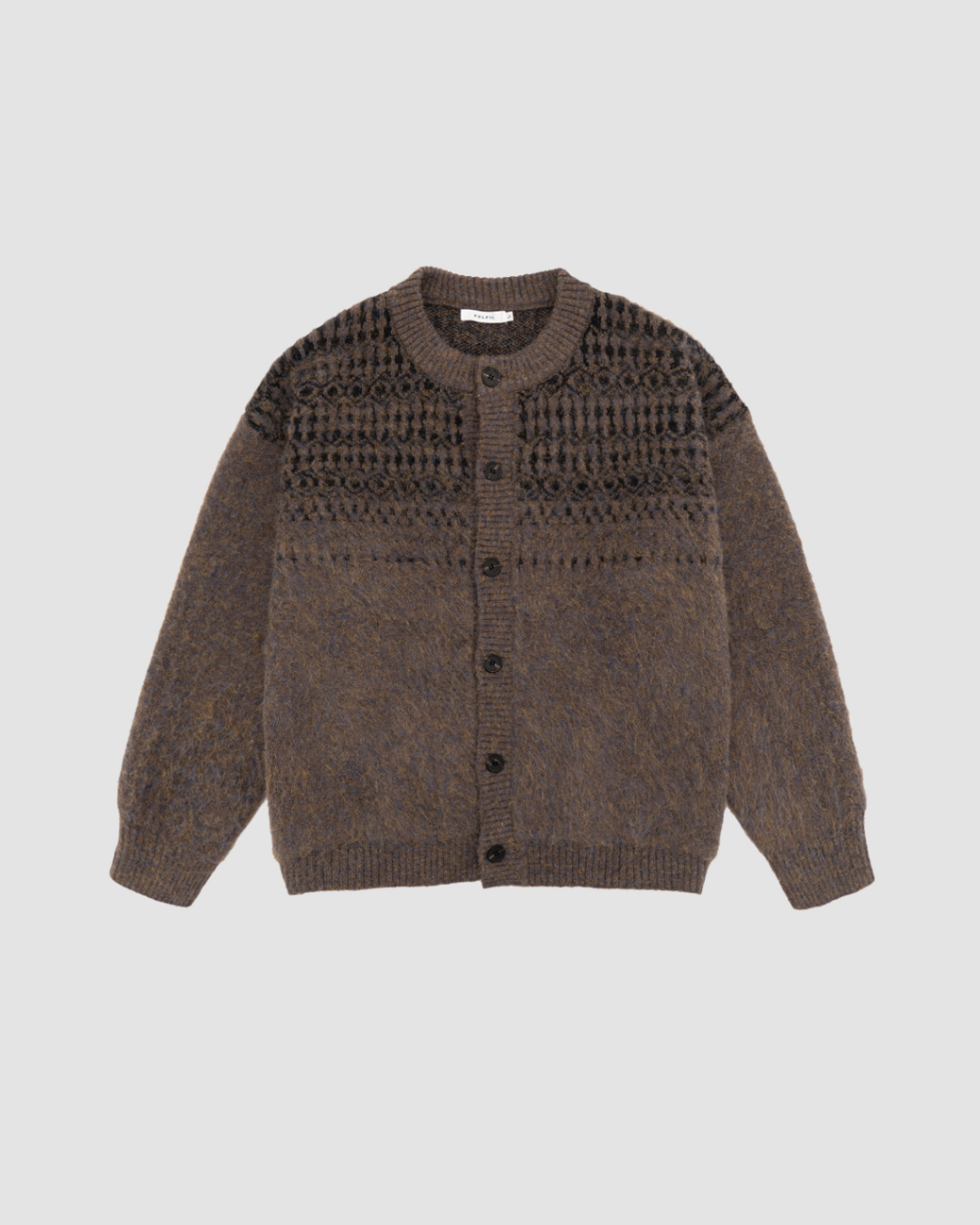 FUL FIL 4002 Brown Tribe Cardigan