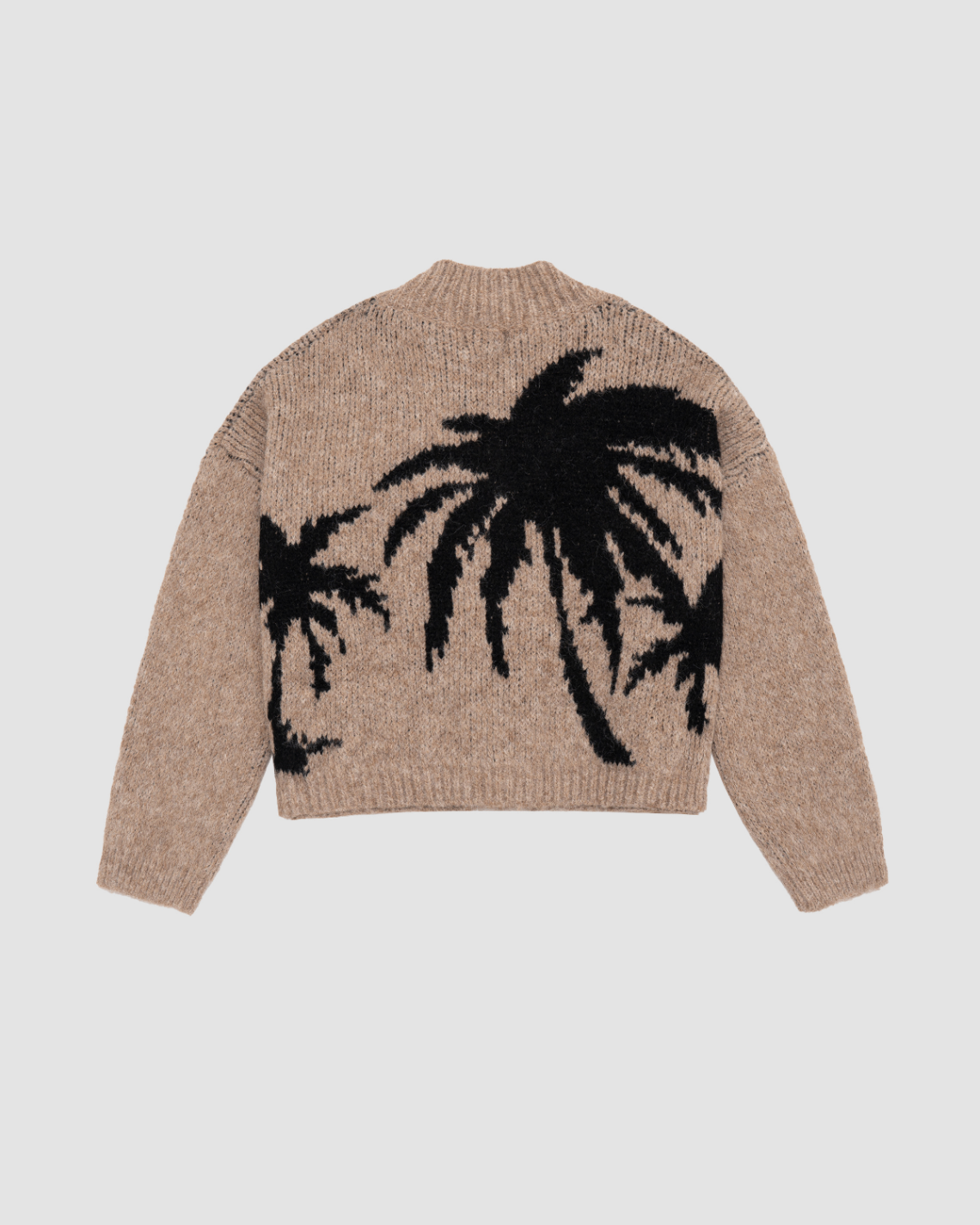 Selected Beige Palm Cardigan