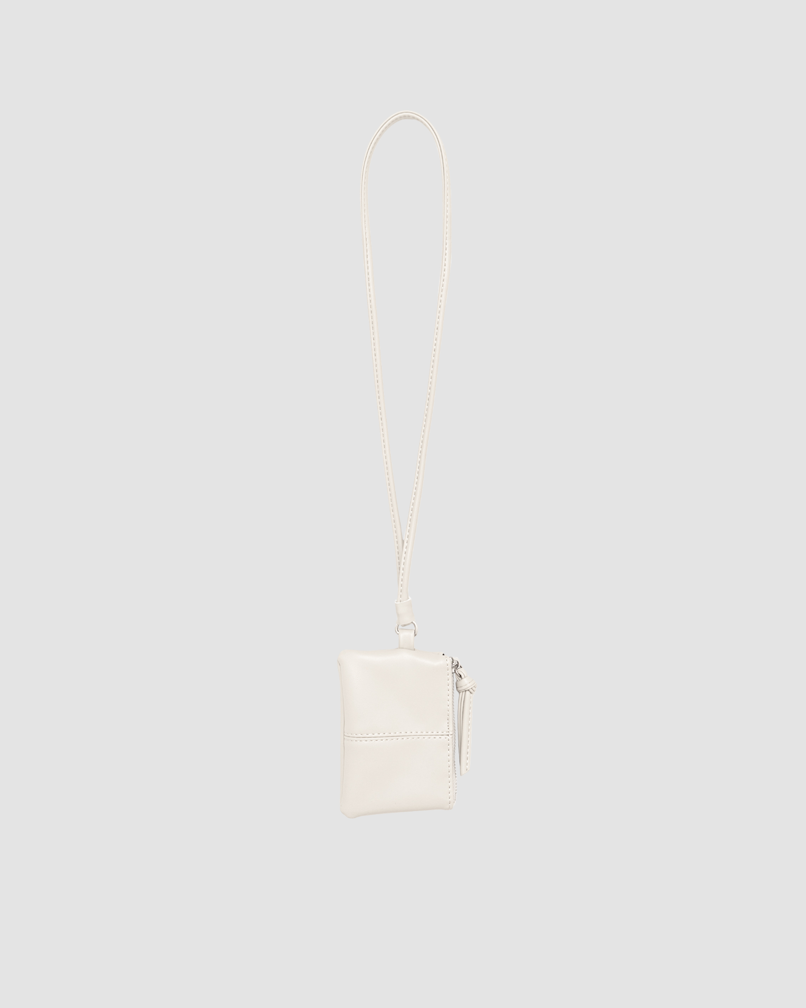 Selected White Wallet Lanyard Pouch