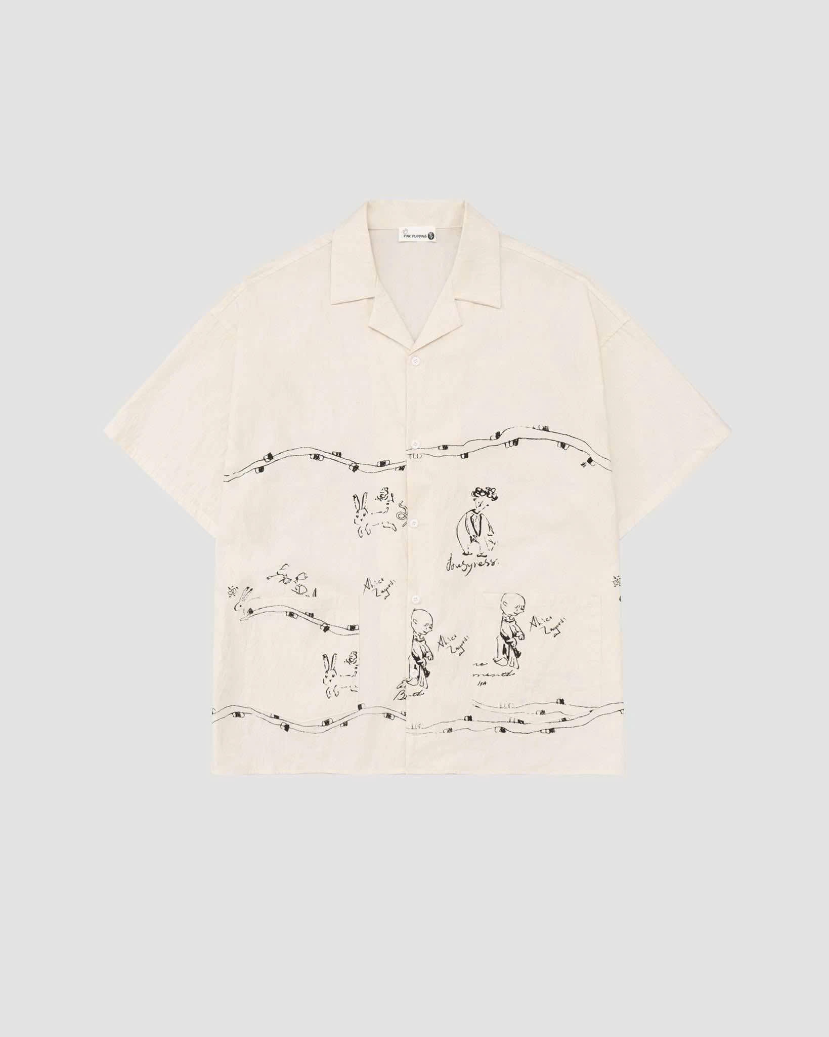 Selected Rabbit Cuban Shirt