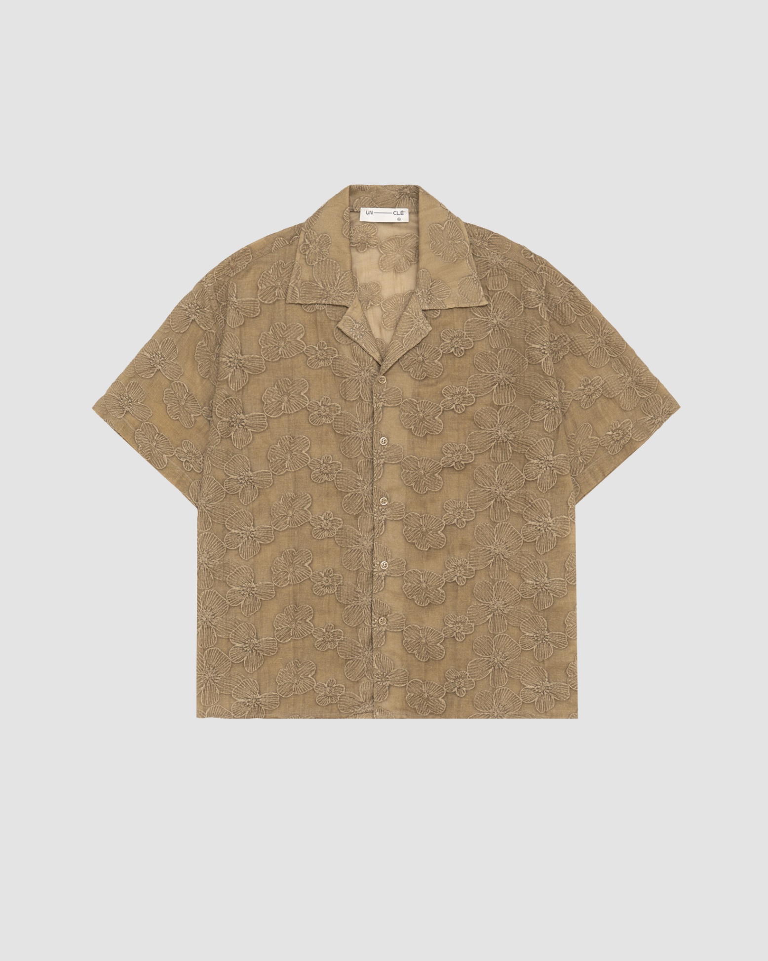UNCLÉ Brown New Soie Shirt