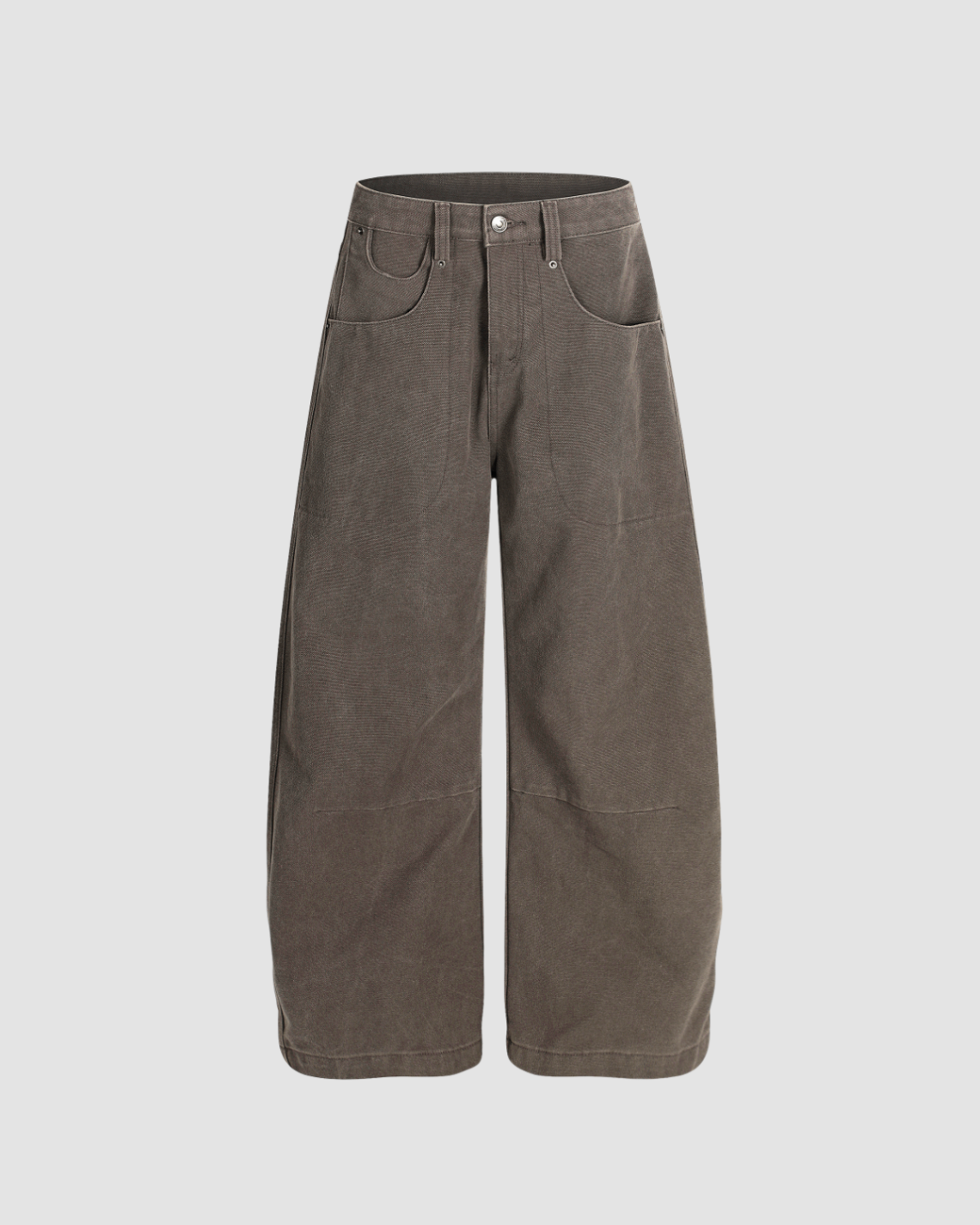 Selected Brown Bron Wide Jeans
