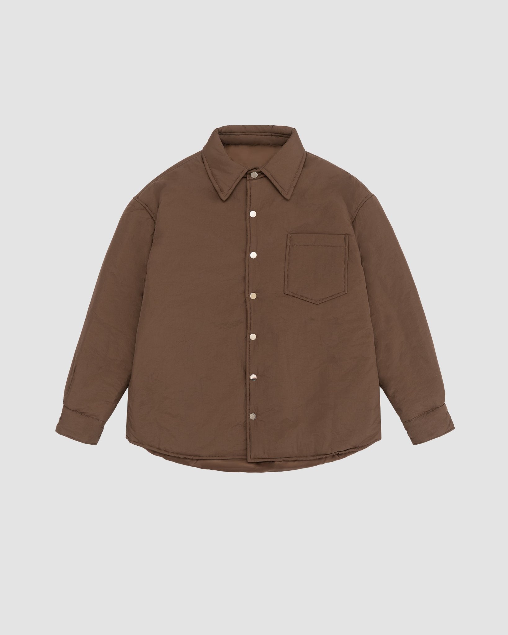 Selected Brown Dandy Shirt Jacket