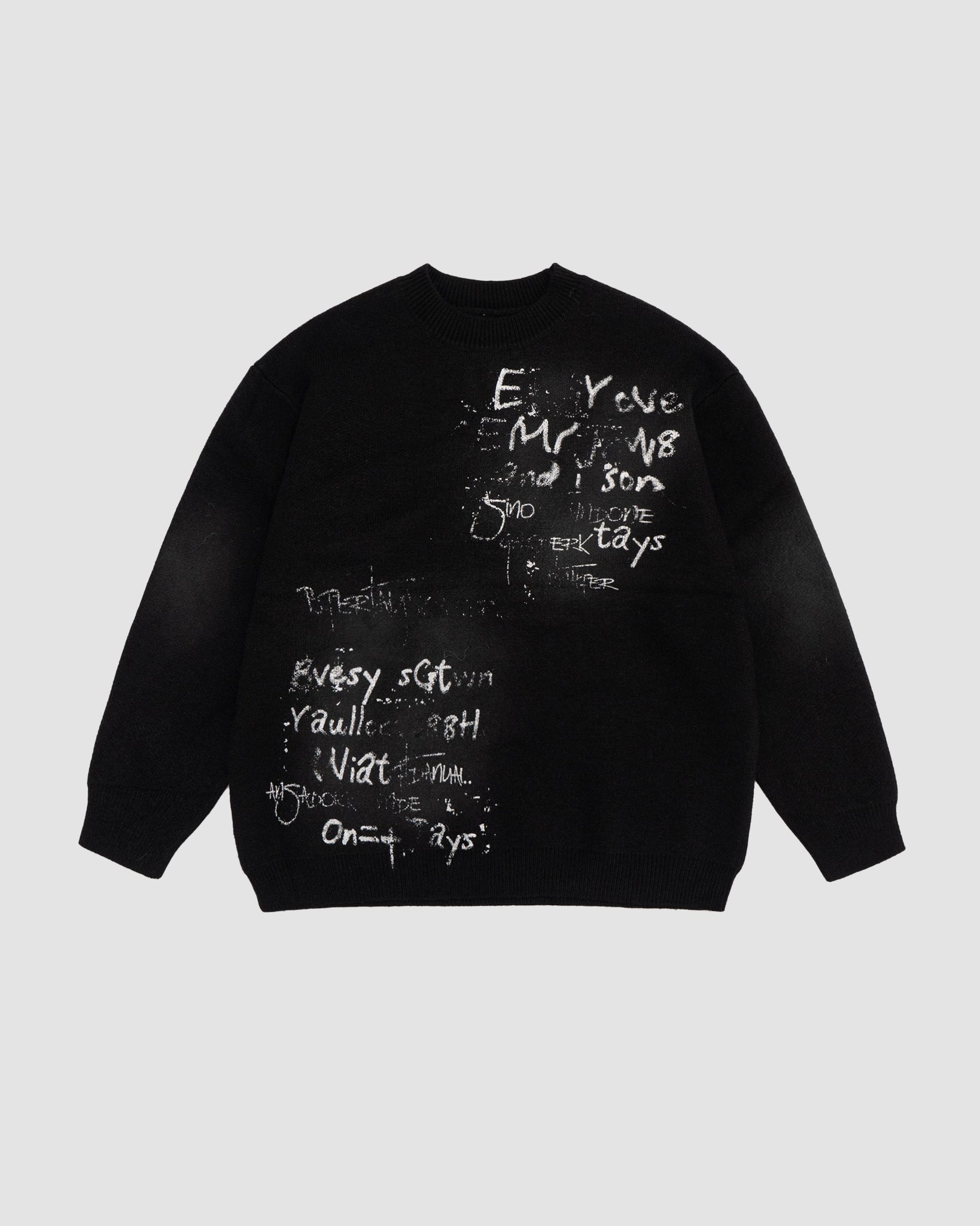 Selected Black Draft Crewneck