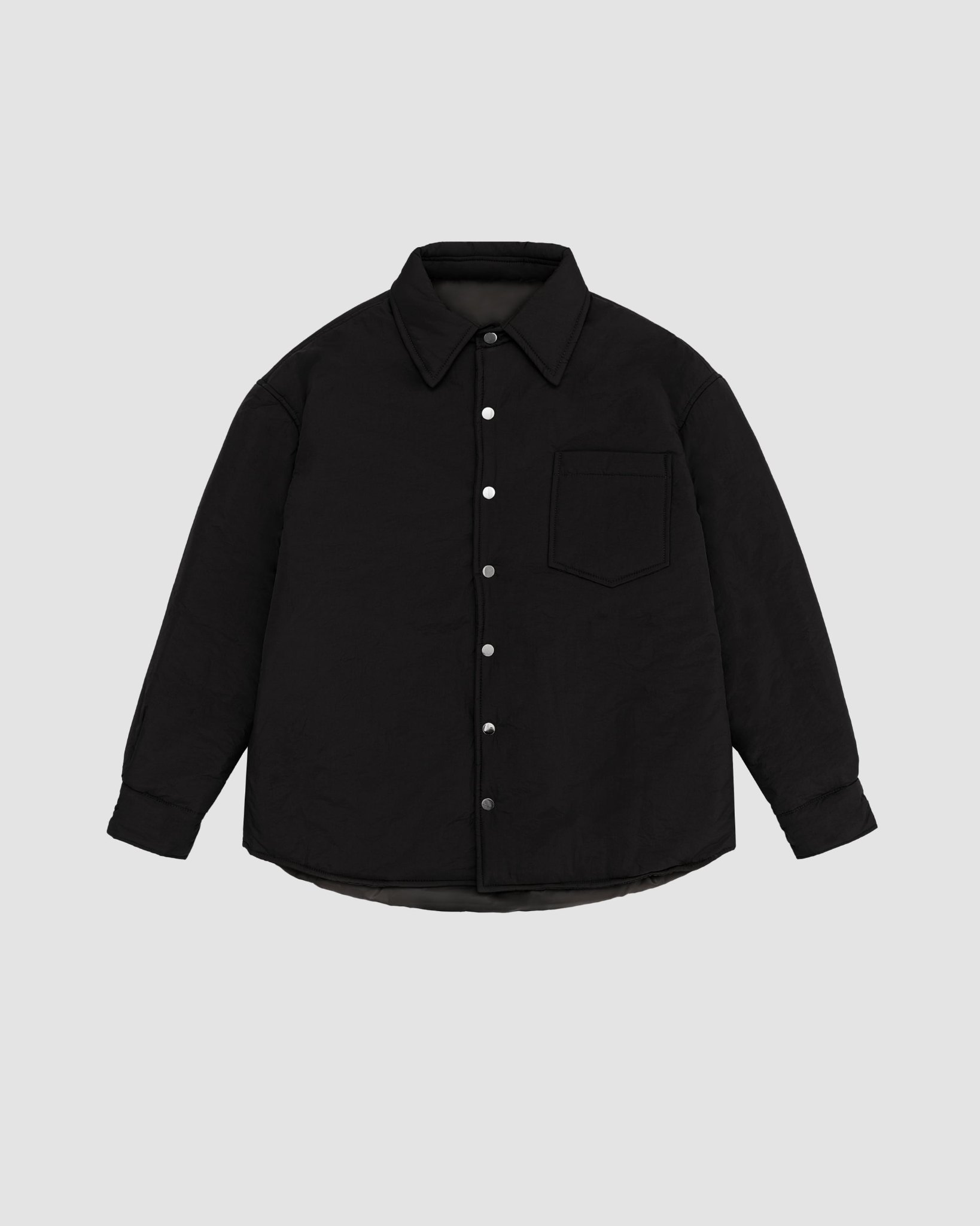 Selected Black Dandy Shirt Jacket