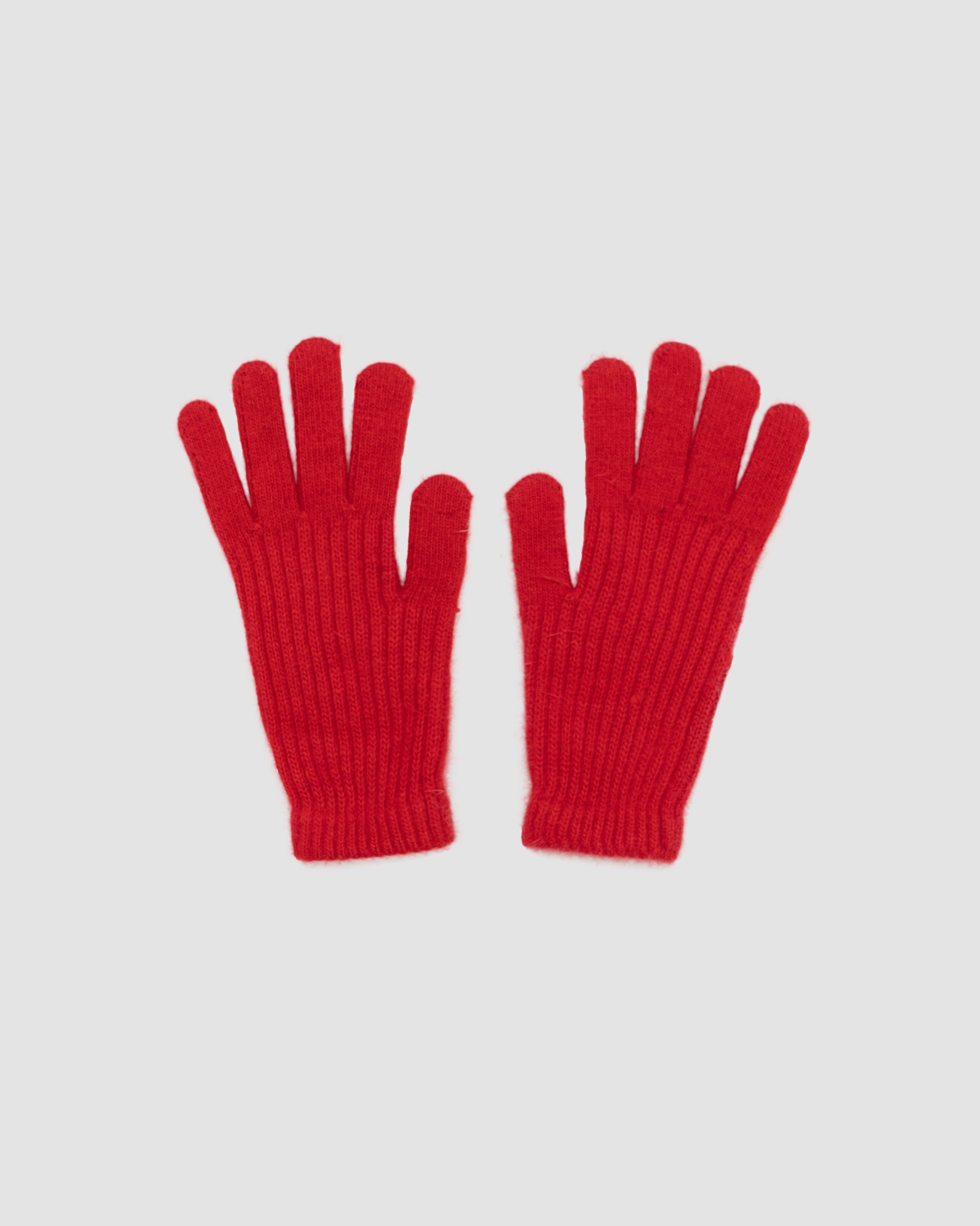 Selected Red Fur Gloves