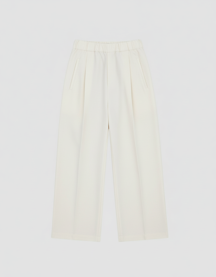 UNCLÉ White Sadine Pants